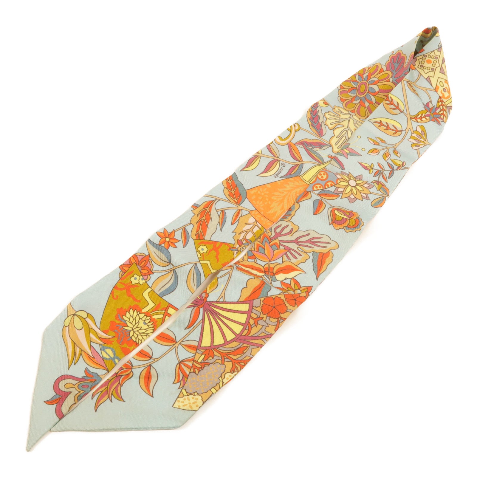 HERMES 絲質Twilly絲巾