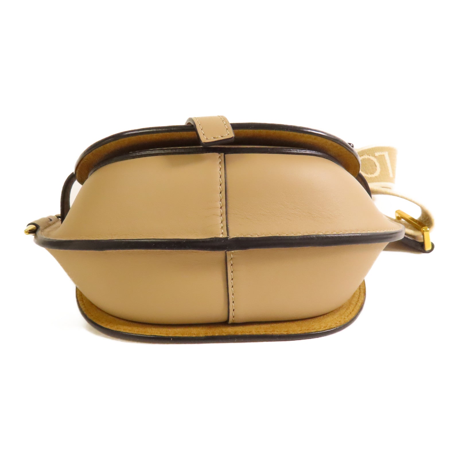 LOEWE 牛皮皮革Mini Gate金扣肩背袋