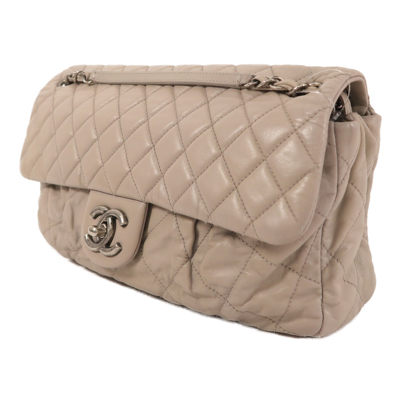 CHANEL 牛皮皮革Chain Shoulder鏈帶肩背袋