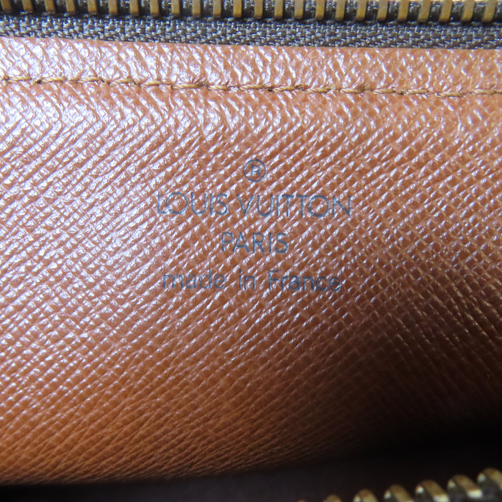 LOUIS VUITTON Monogram Papillon GM金扣手挽袋啡色