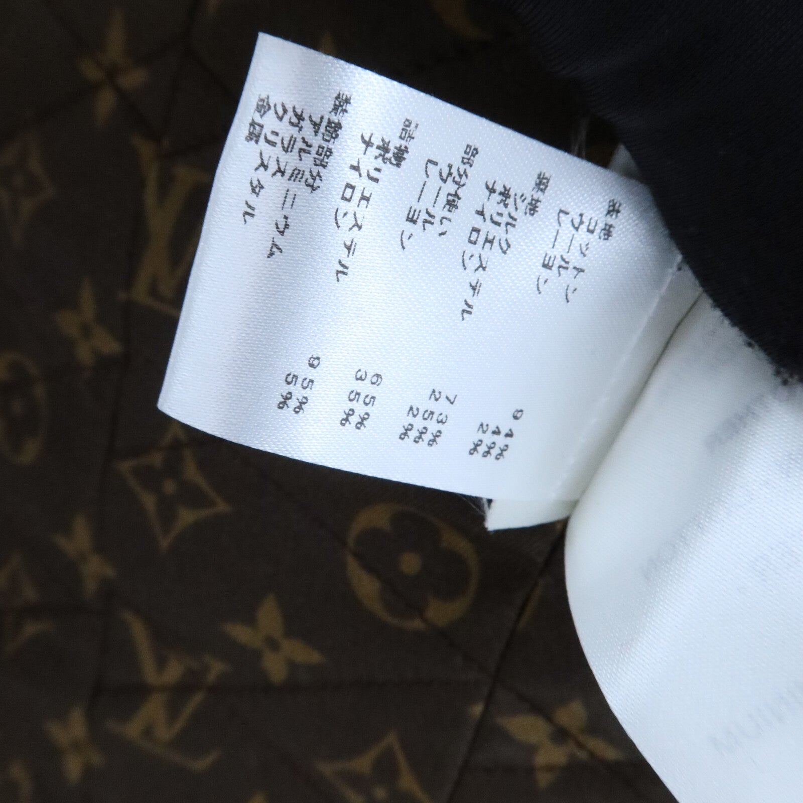 LOUIS VUITTON Cotton/Wool Collarless Jacket外套