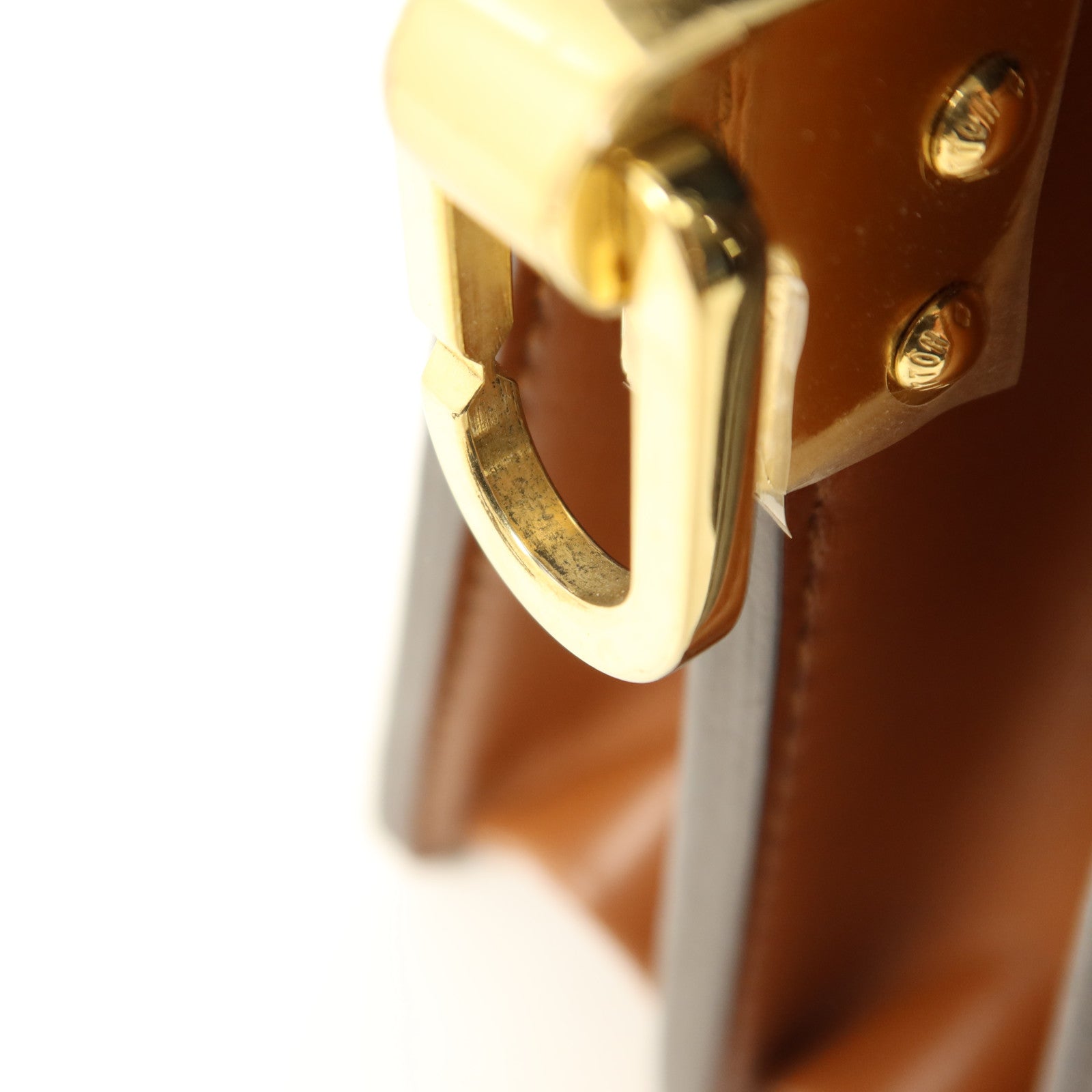 LOUIS VUITTON Monogram Reverse Mini Dauphine金扣肩背袋