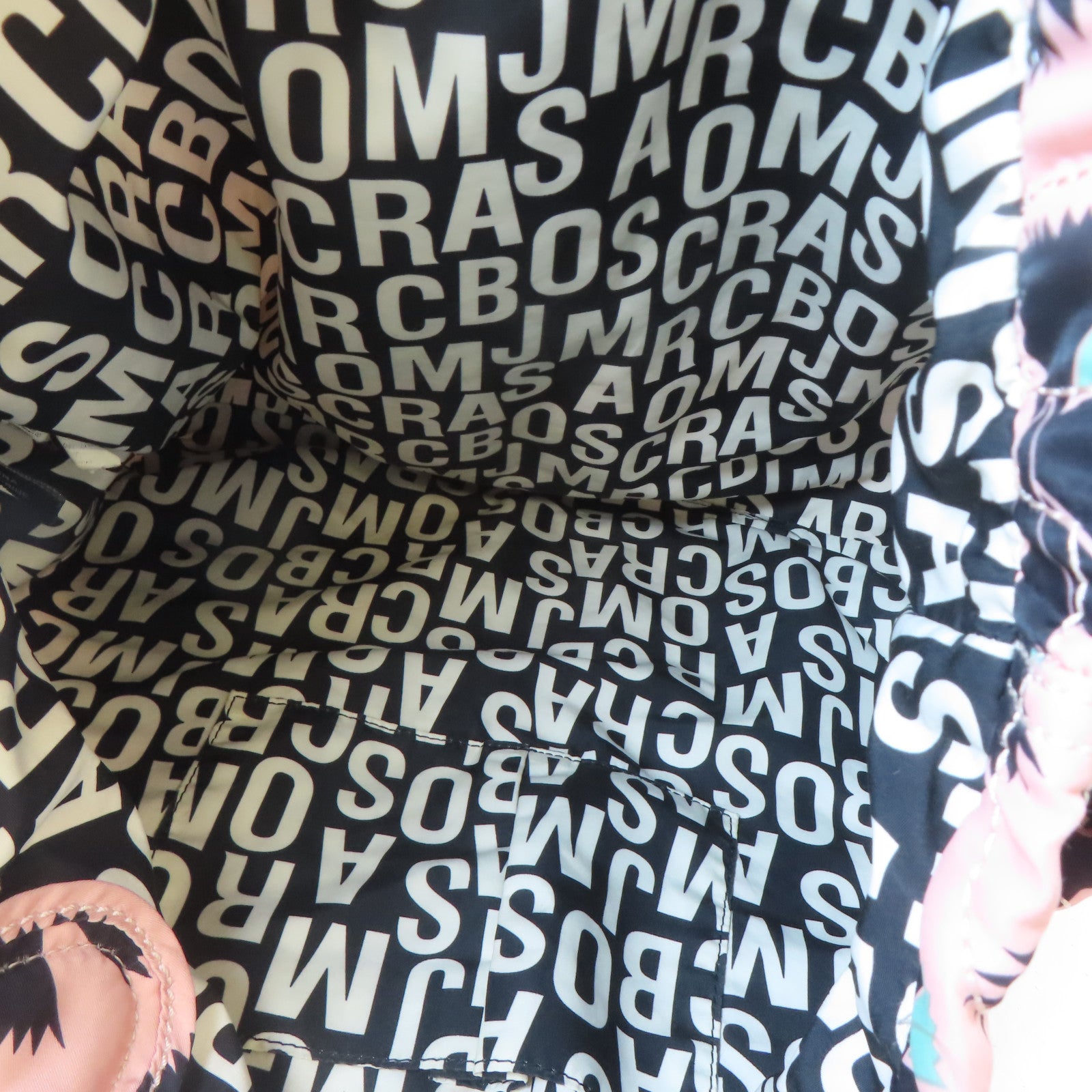 MARC BY MARC JACOBS 尼龍Tote Bag手挽袋粉色/黑色