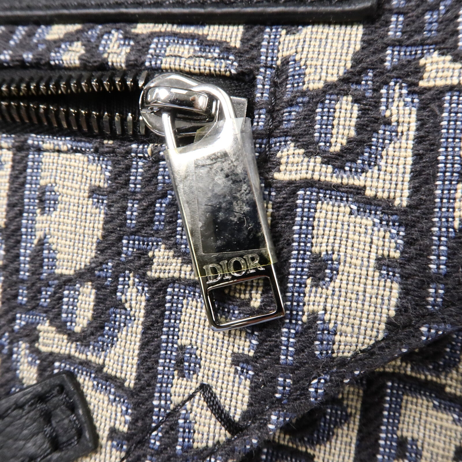 Dior 帆布/牛皮皮革Saddle Pouch Crossbody Bag肩背袋