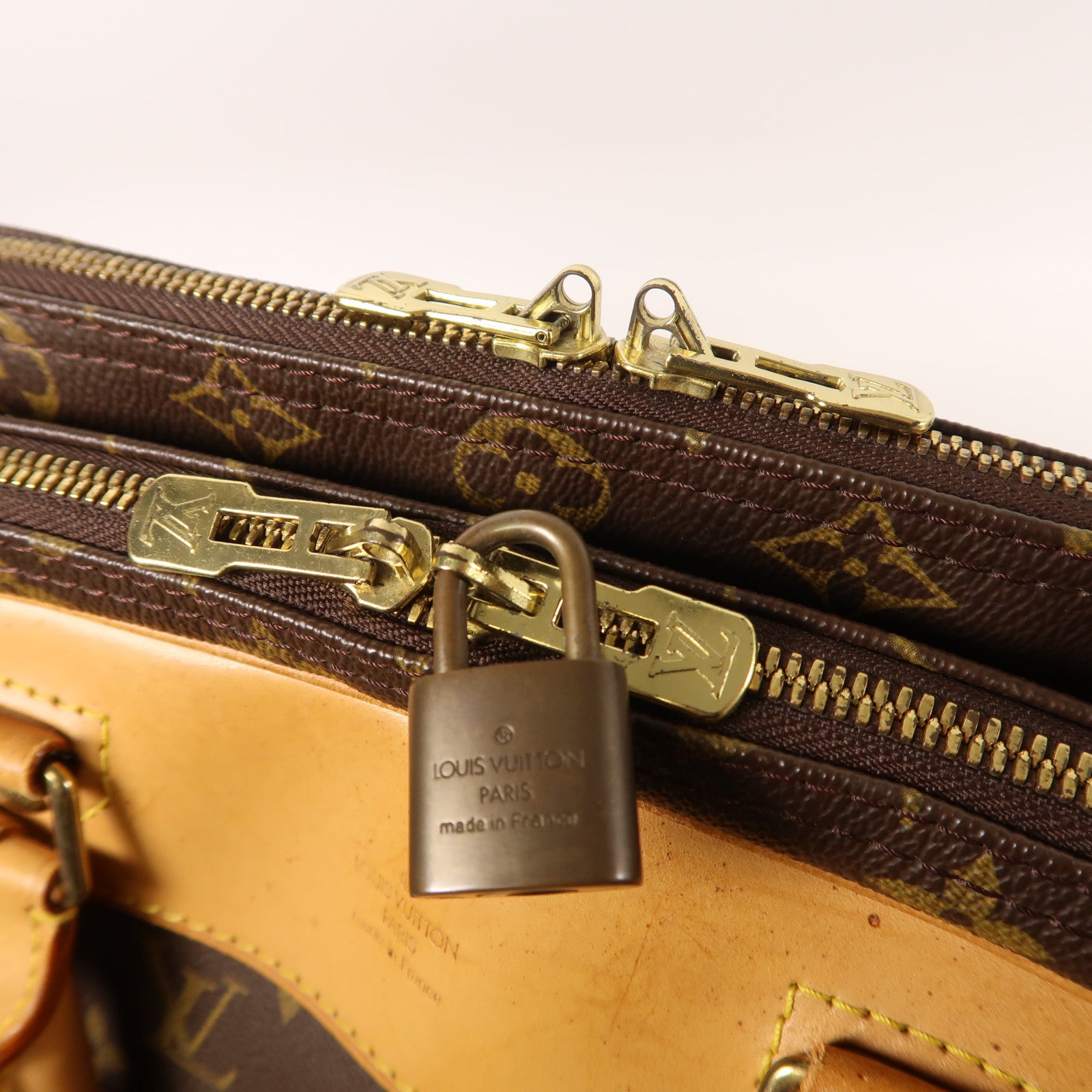 LOUIS VUITTON Monogram Alize 24H金扣波士頓包