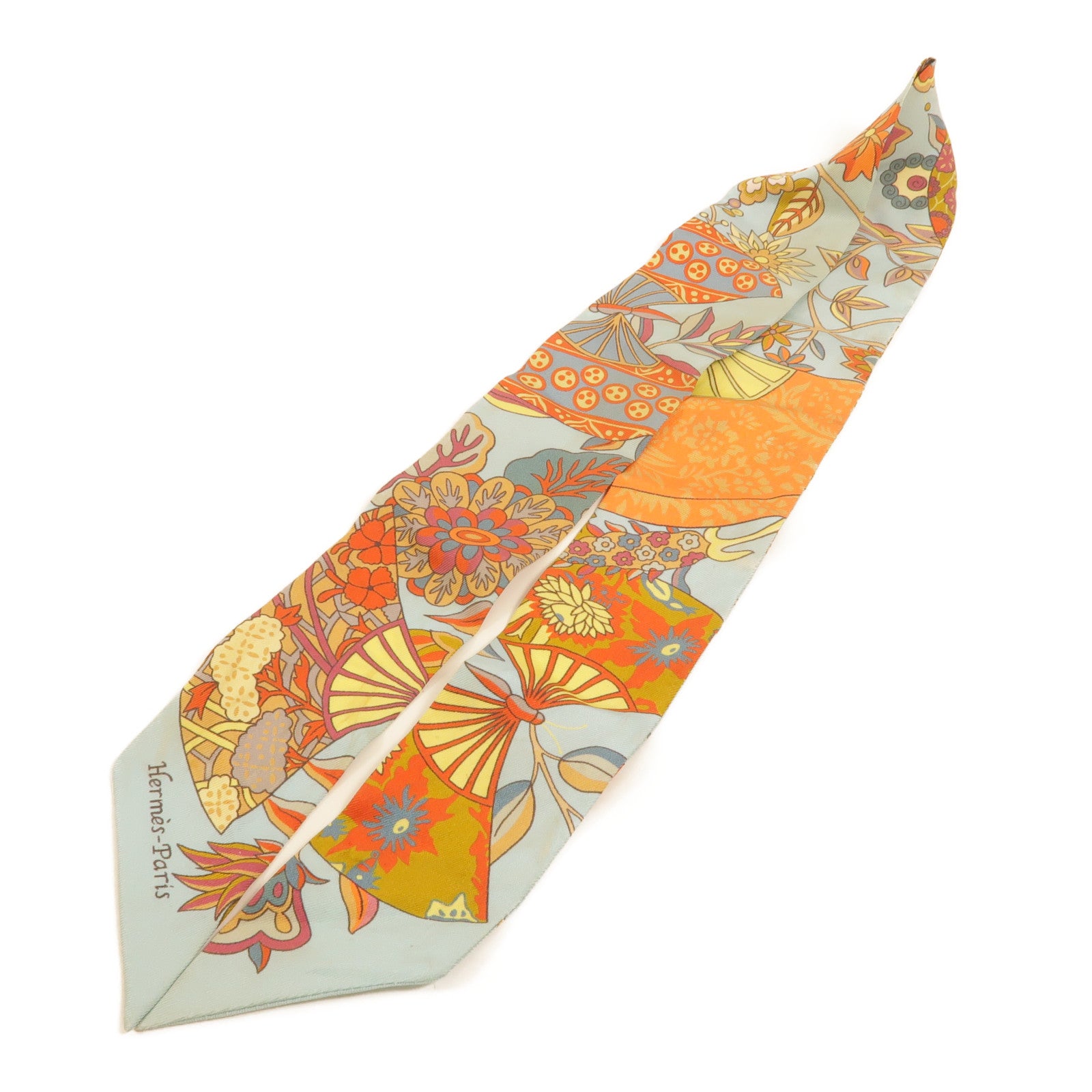 HERMES 絲質Twilly絲巾
