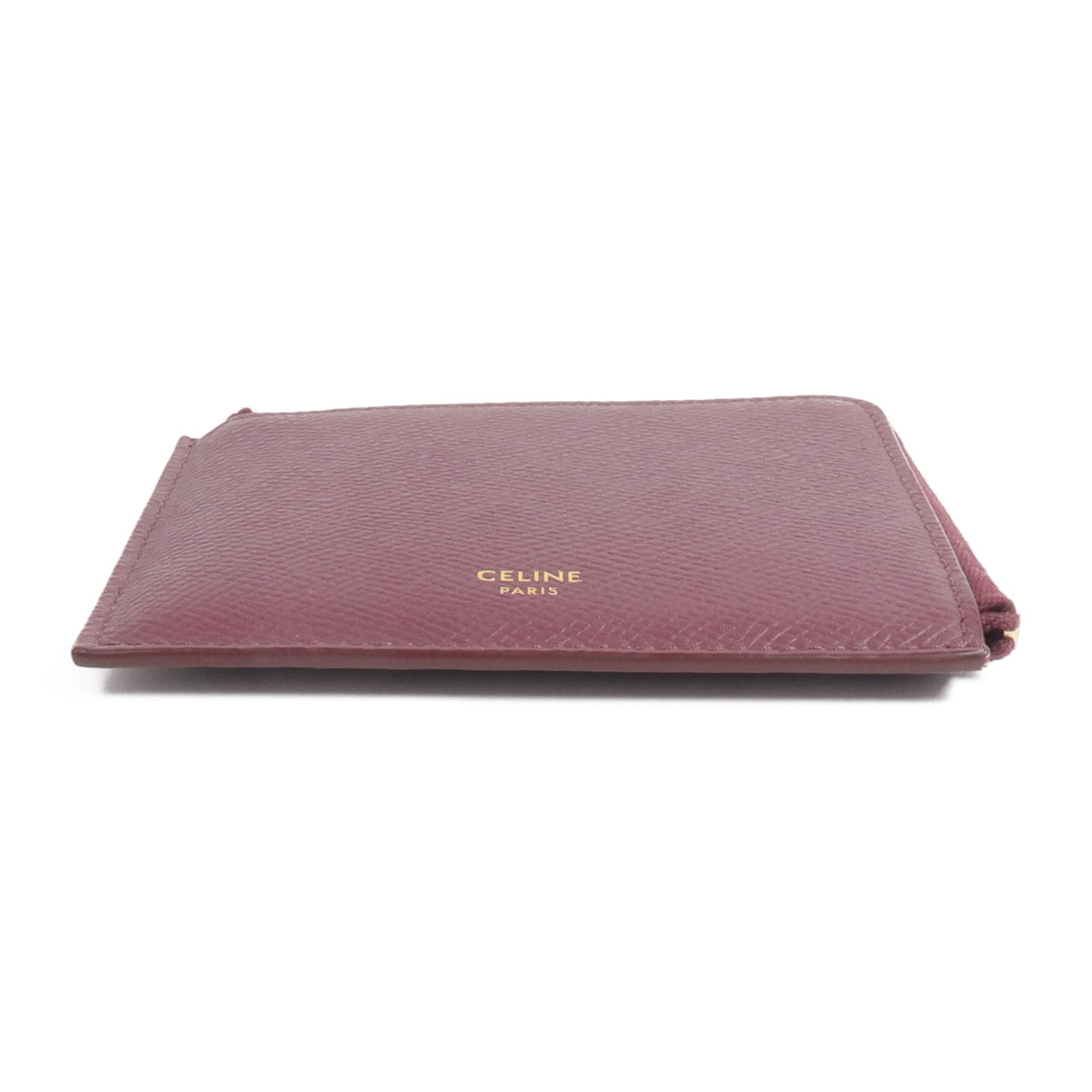CELINE 牛皮皮革Zipped Purse Card Case錢包