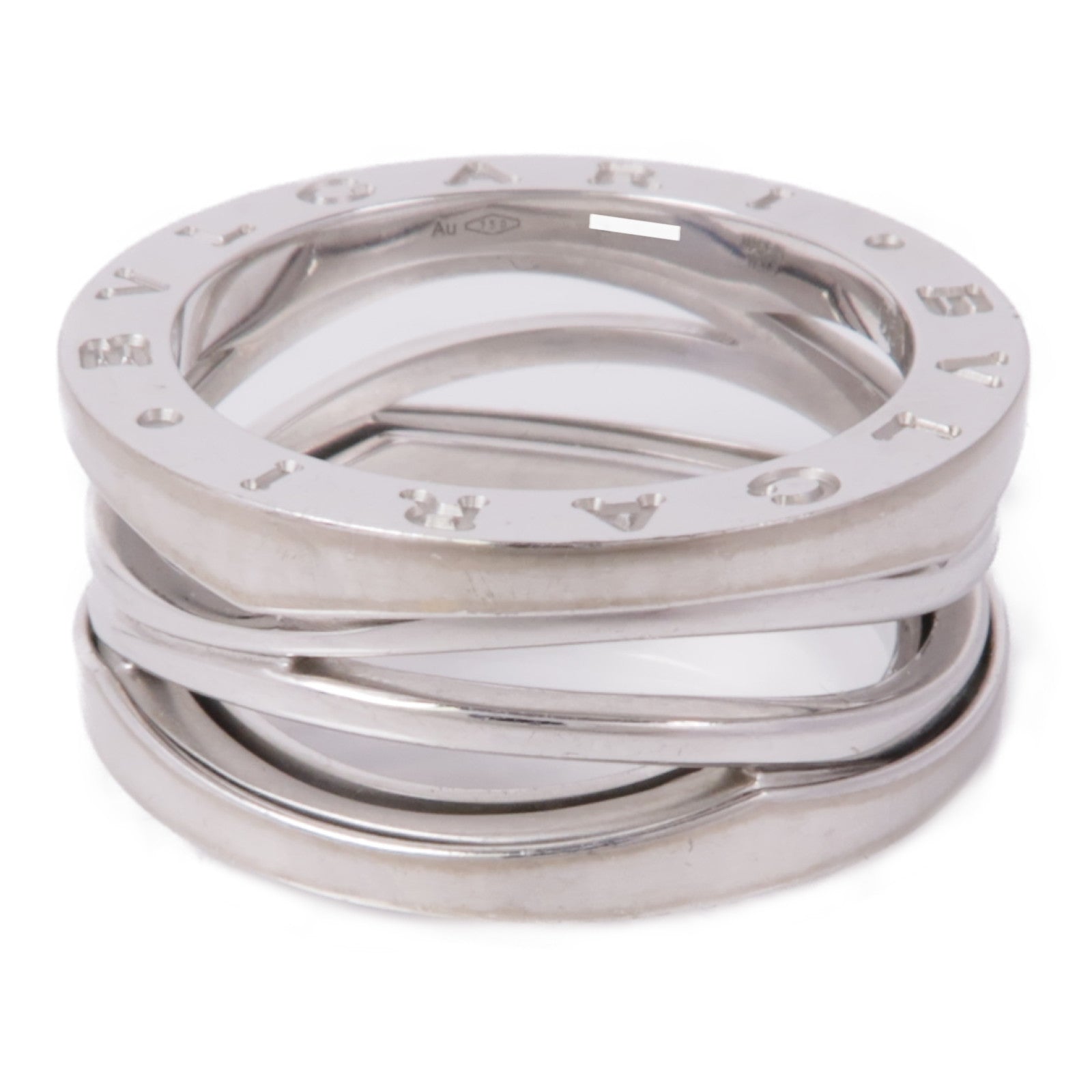 BVLGARI 【激減優惠】18K白金B-zero1 Ring戒指Bvlgari#55/US#7