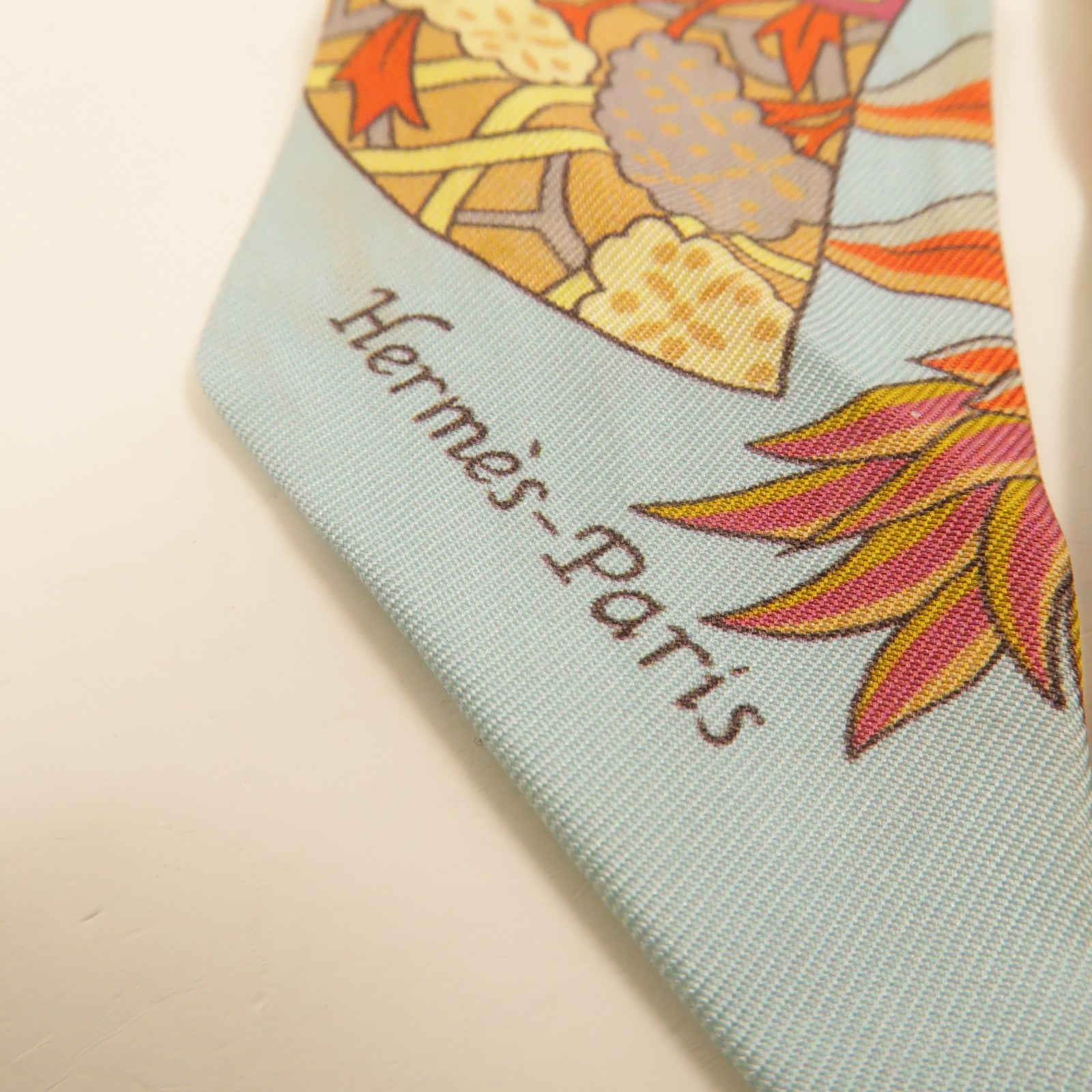 HERMES 絲質Twilly絲巾