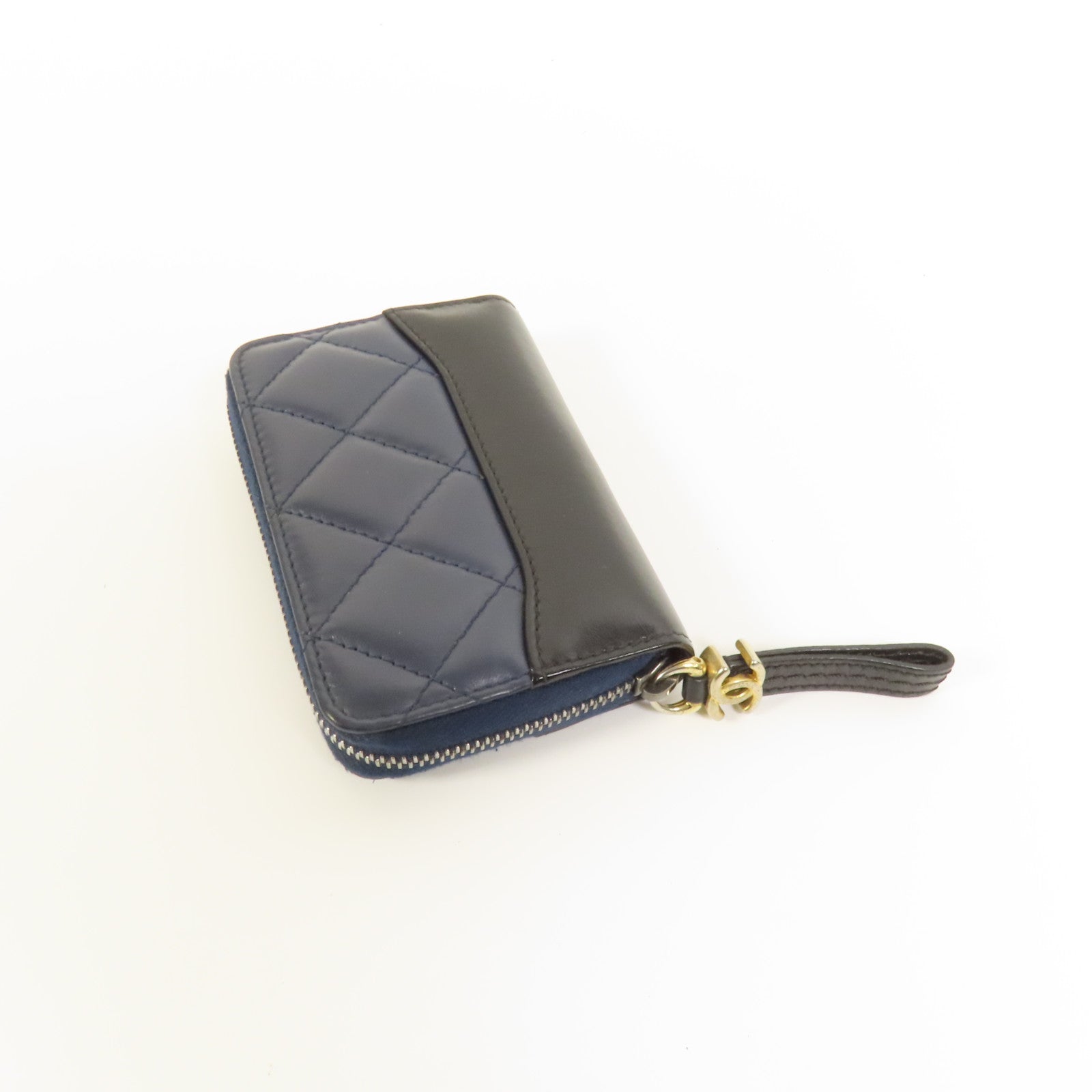 CHANEL 牛皮皮革Card Case金扣卡片套