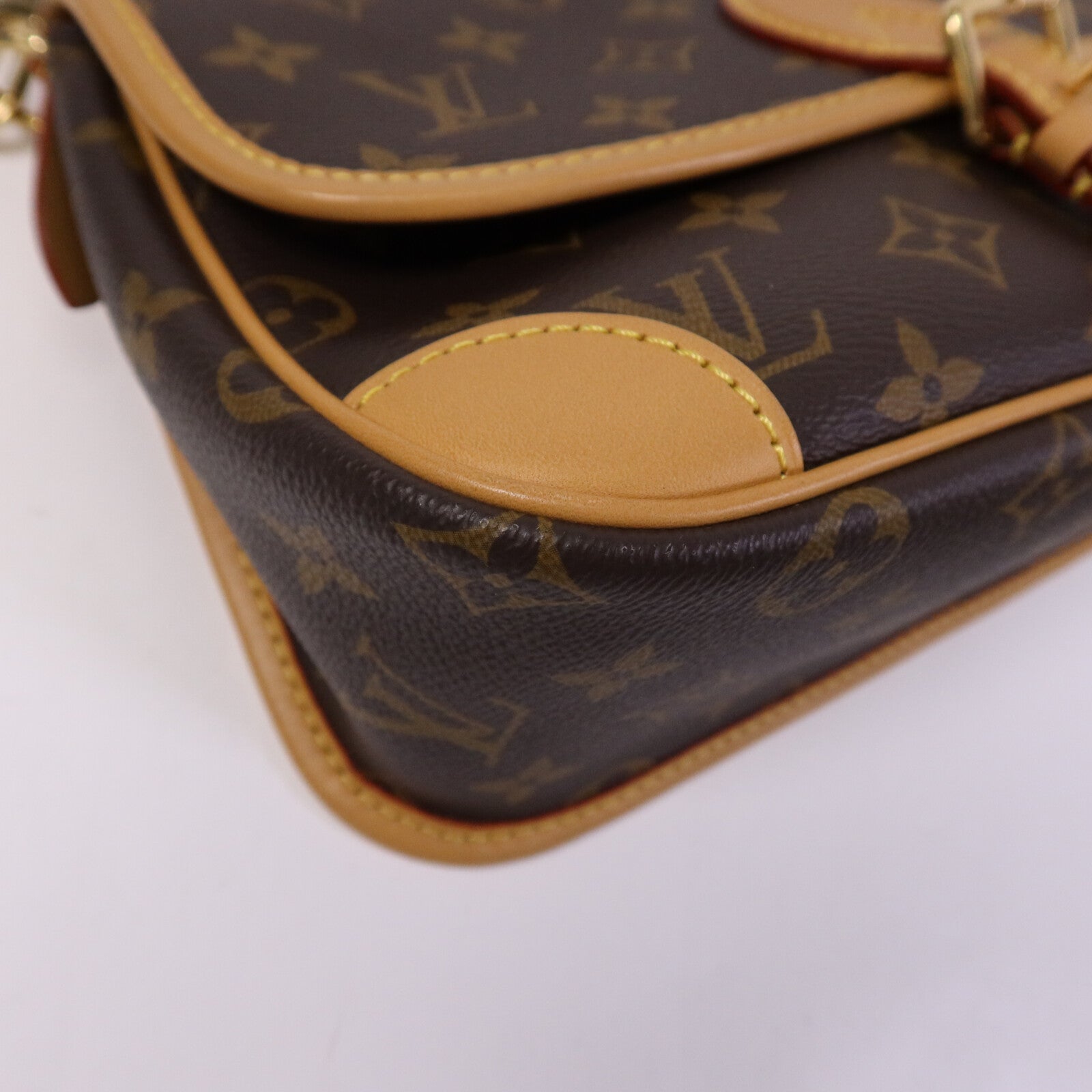LOUIS VUITTON Monogram Diane金扣手挽肩背兩用袋