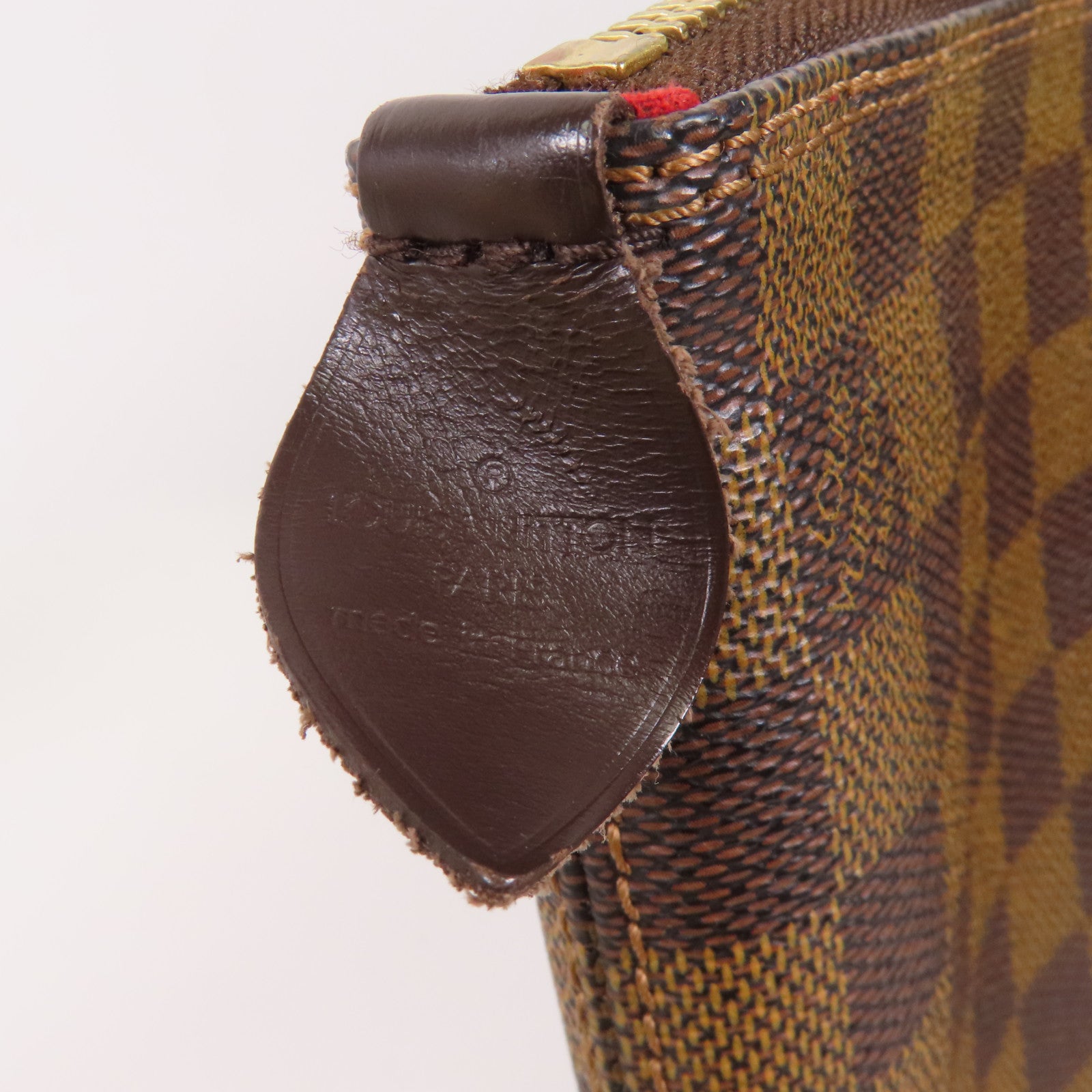 LOUIS VUITTON Damier Saleya PM金扣肩背袋