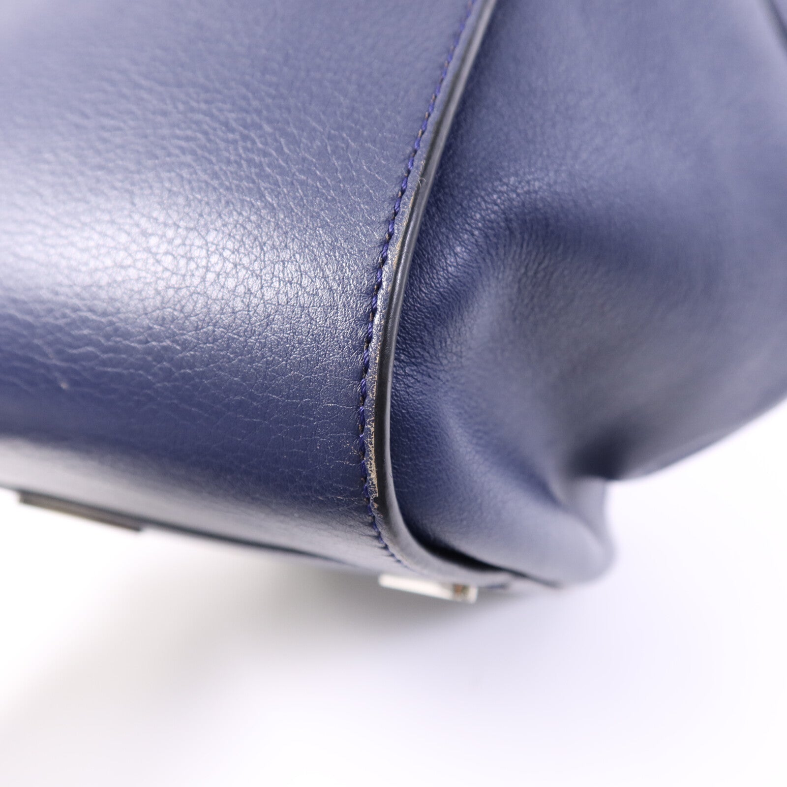 LOEWE 牛皮皮革Hammock Medium銀扣手挽肩背兩用袋