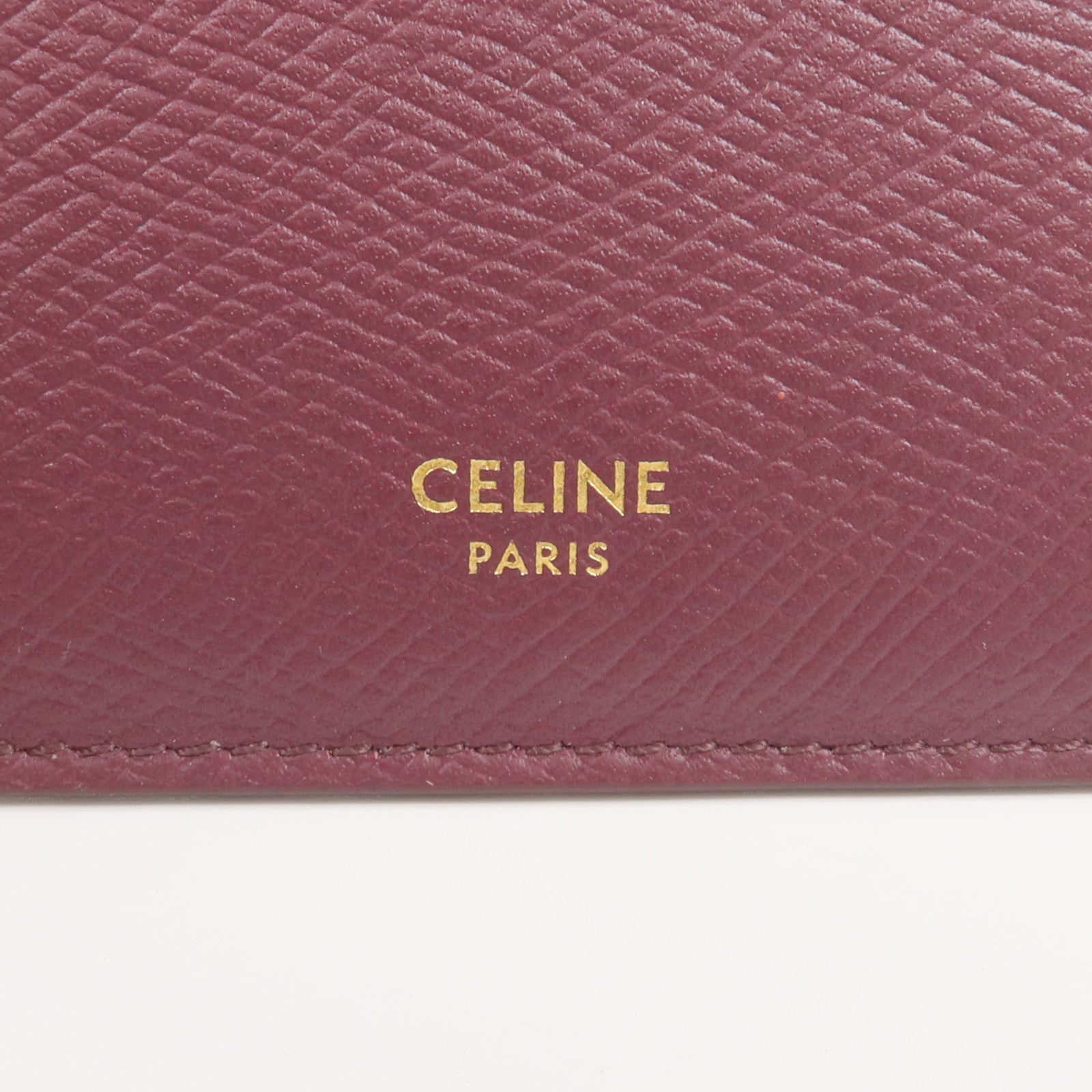 CELINE 牛皮皮革Zipped Purse Card Case錢包