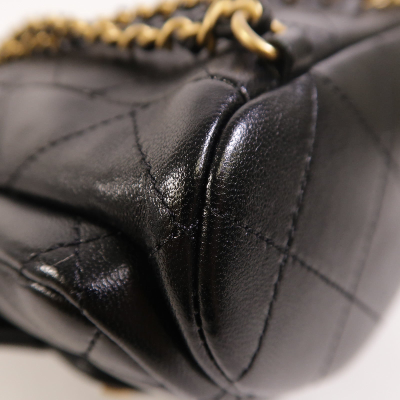 CHANEL 羊皮皮革25C Backpack金扣背包
