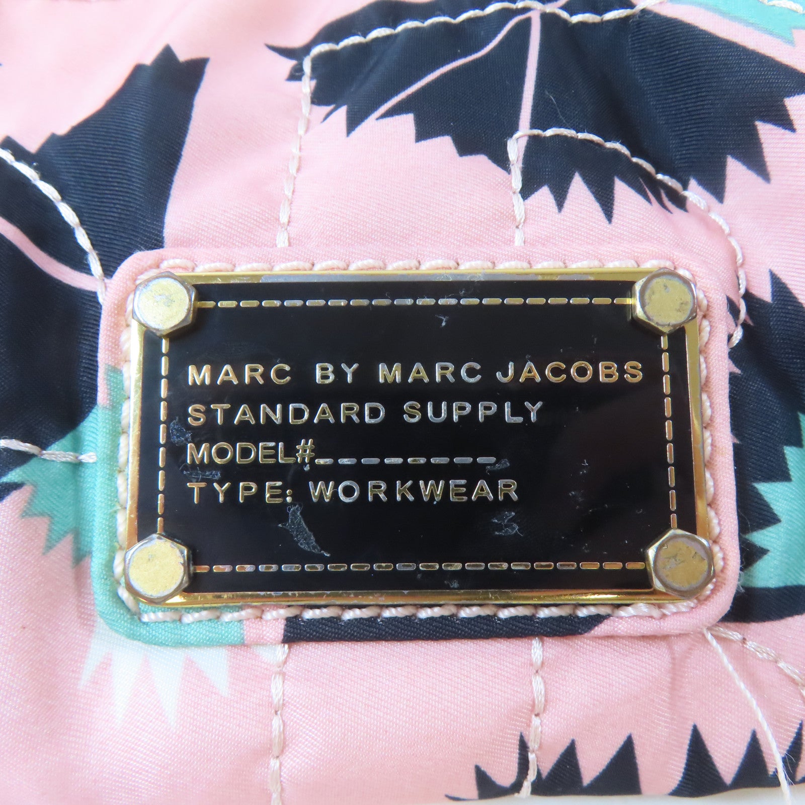 MARC BY MARC JACOBS 尼龍Tote Bag手挽袋粉色/黑色