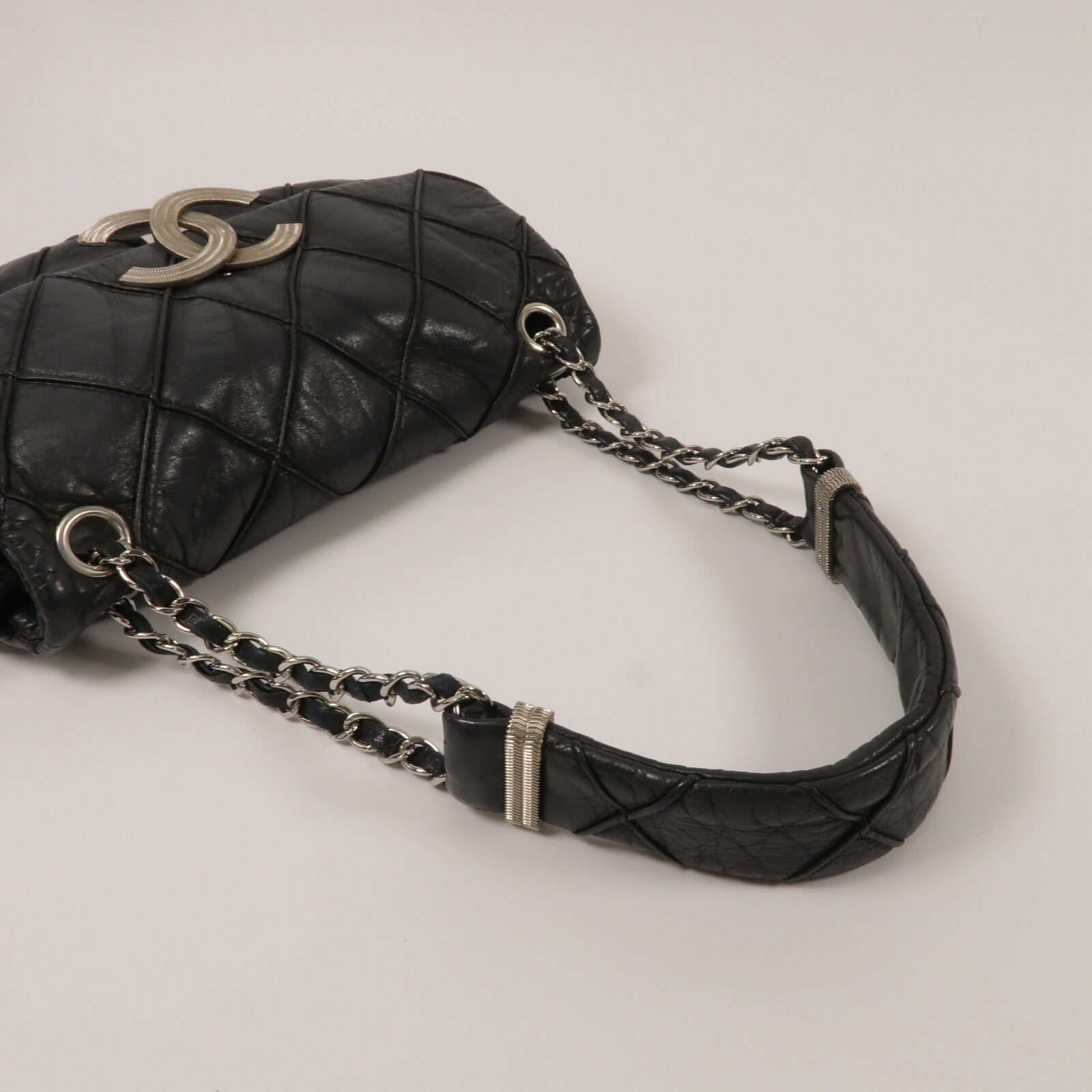 CHANEL 牛皮皮革Shoulder Bag鏈帶肩背袋