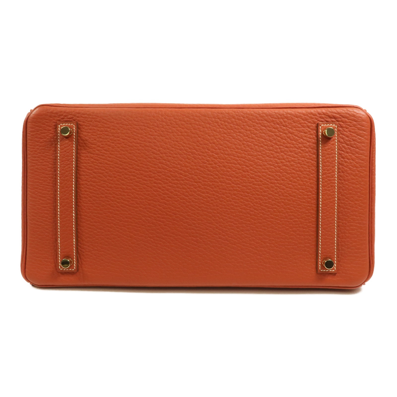 HERMES Fjord皮革Birkin 35手挽袋Sanguine