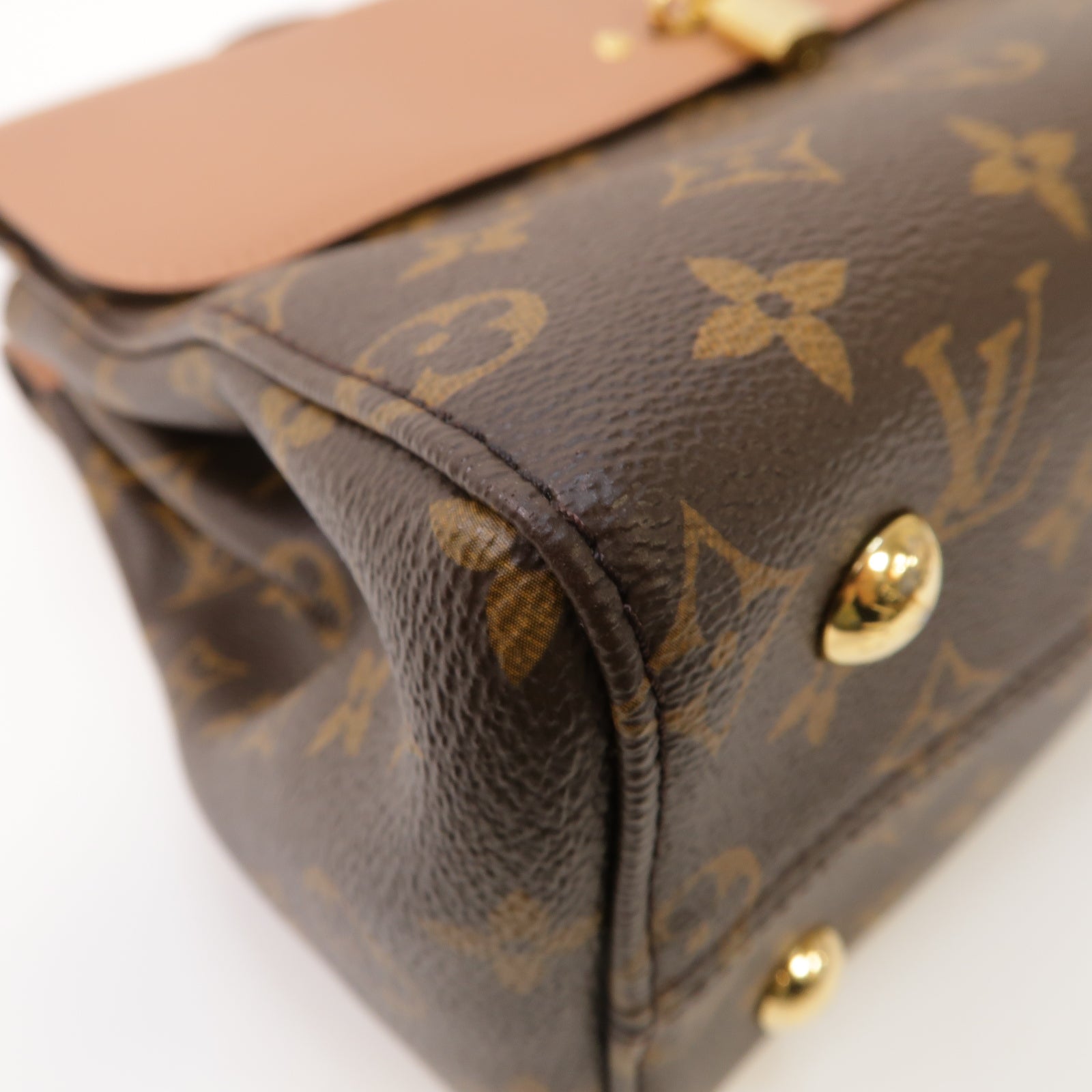 LOUIS VUITTON 【激減優惠】Monogram 2 Way Shoulder Bag金扣手挽肩背兩用袋啡色