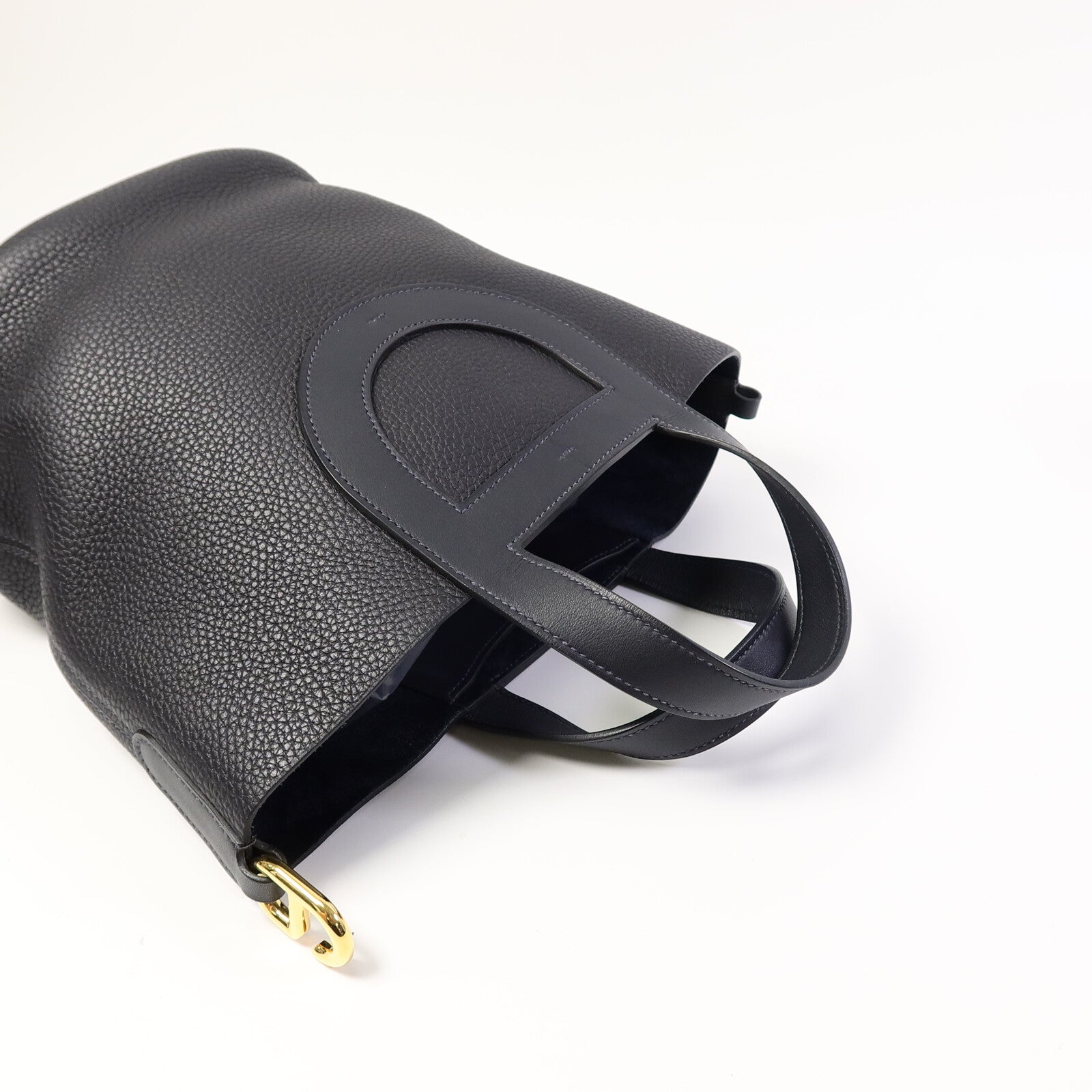 HERMES Clemence皮革In The Loop 23手挽袋Caban