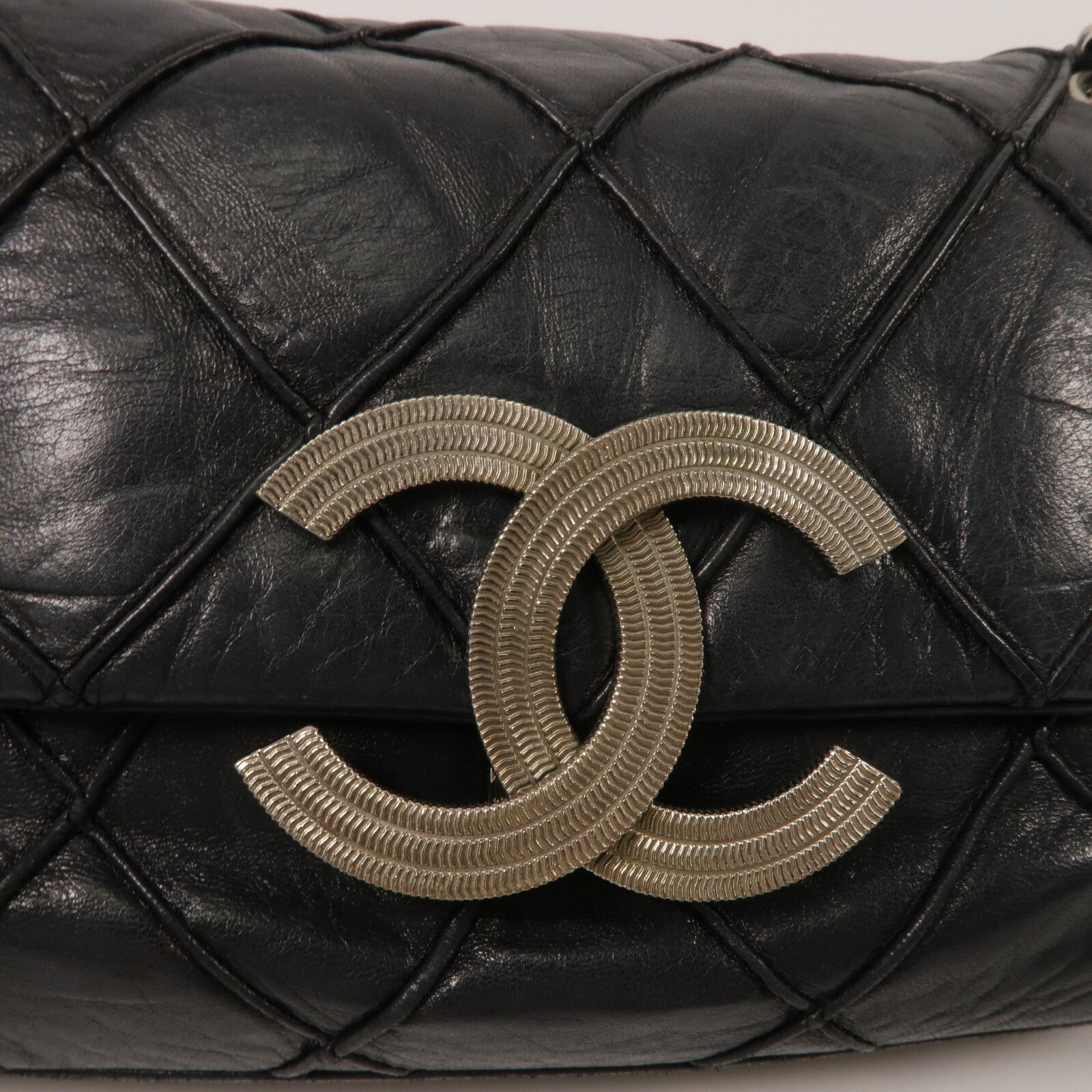 CHANEL 牛皮皮革Shoulder Bag鏈帶肩背袋