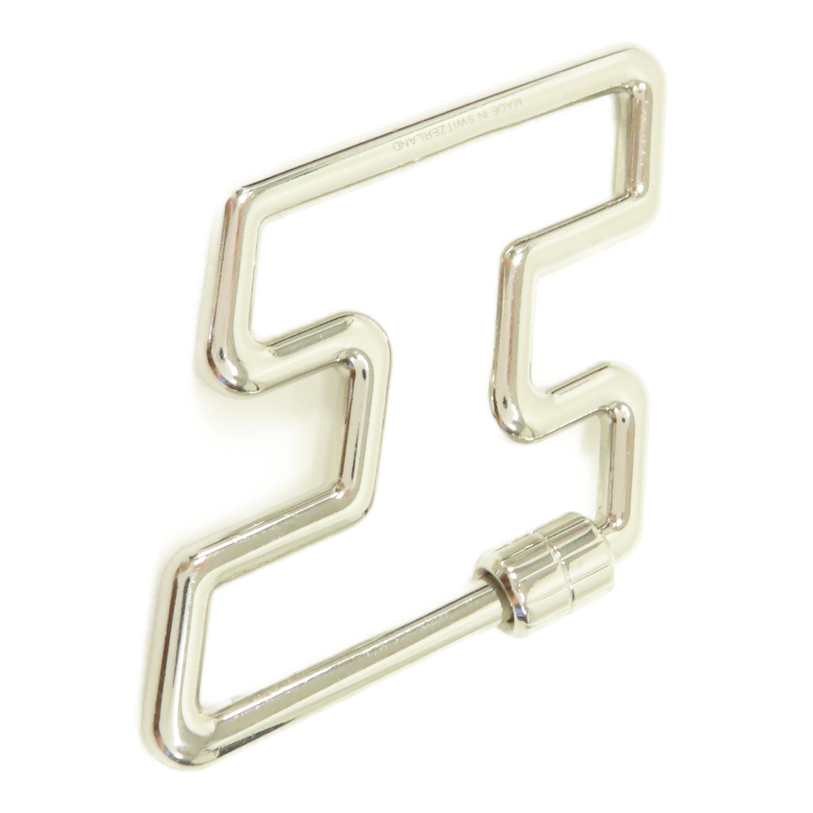 HERMES 金屬Key Charm鎖匙扣銀色