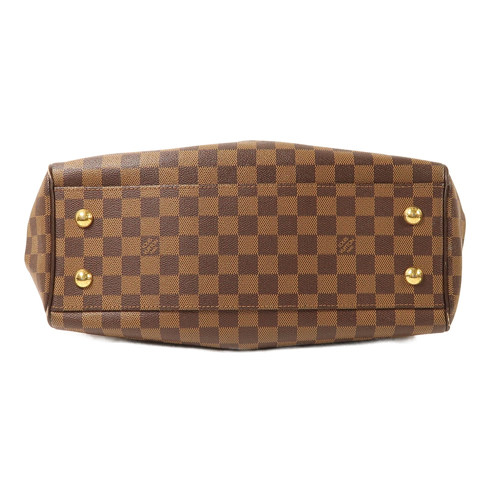LOUIS VUITTON 【激減優惠】Damier Trevi PM金扣手挽肩背兩用袋