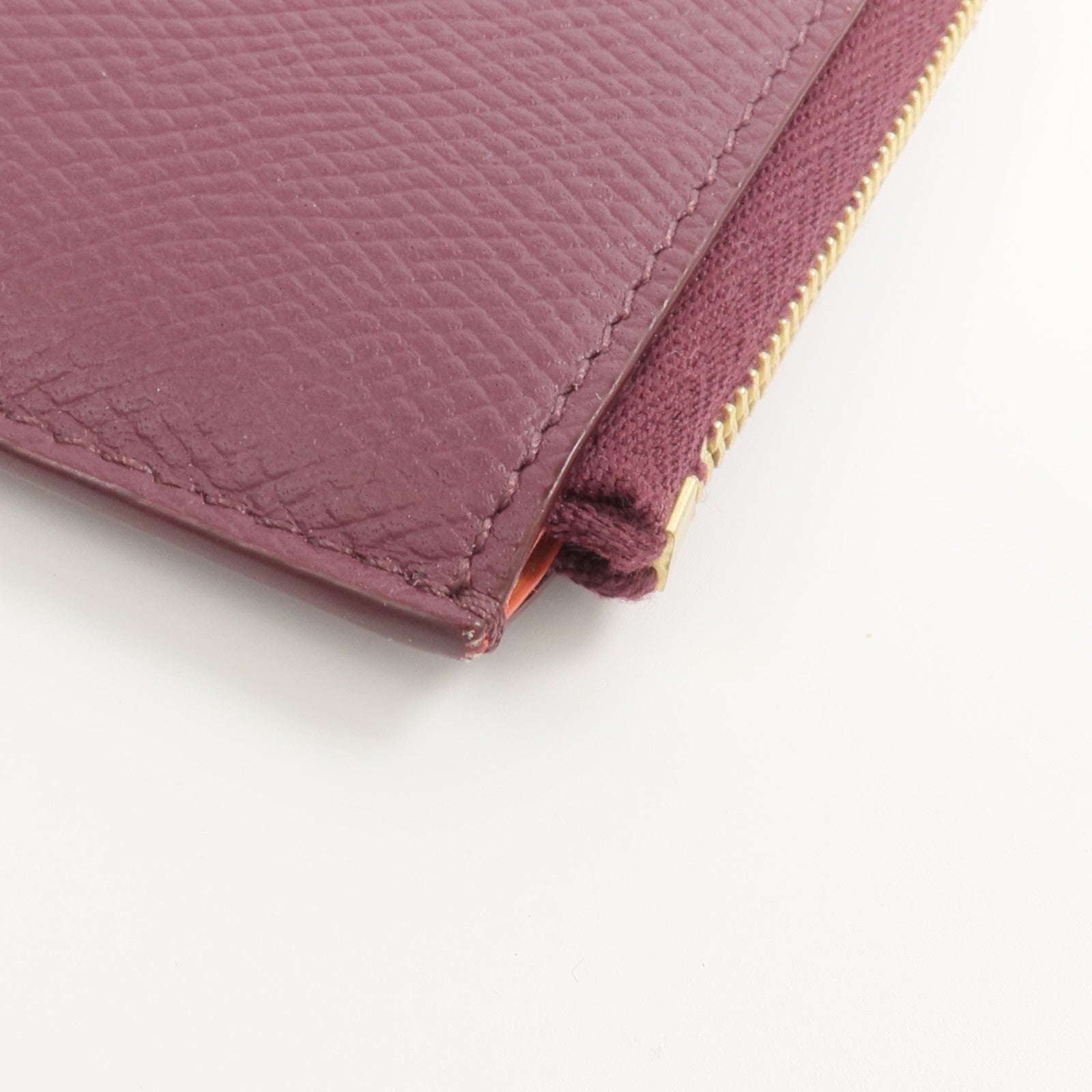 CELINE 牛皮皮革Zipped Purse Card Case錢包
