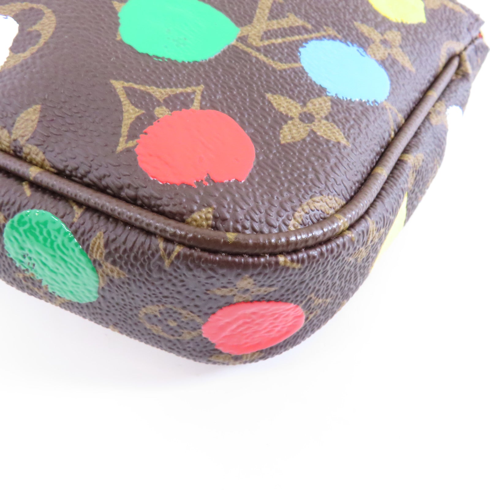 LOUIS VUITTON 【激減優惠】Monogram LV x YK Multi Pochette Accessoires金扣手挽肩背兩用袋棕色