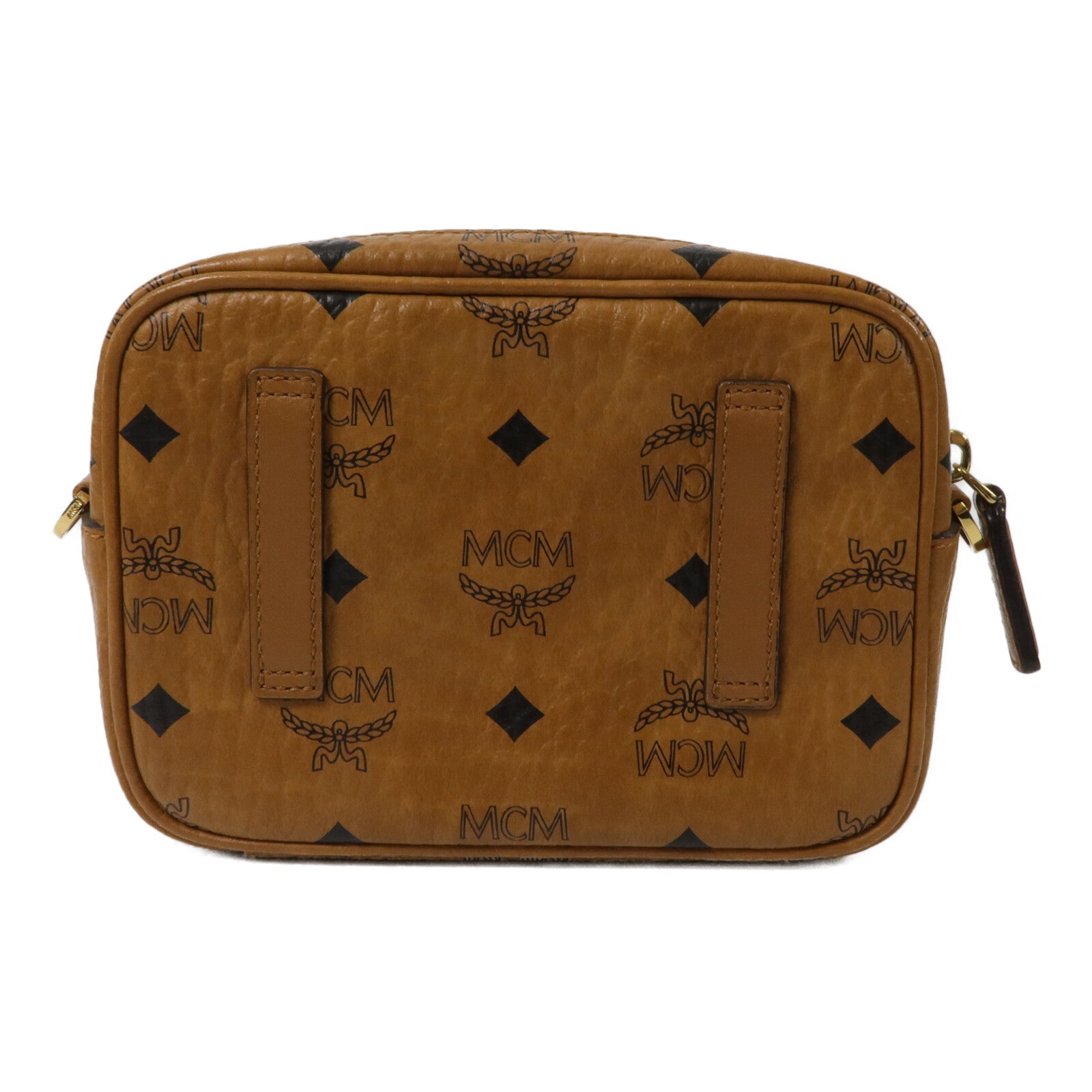 MCM 塗層皮革Visetos Aren Crossbody X-Mini肩背袋
