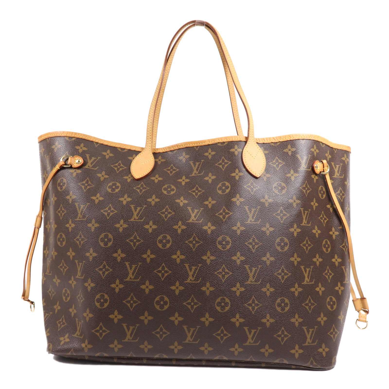 LOUIS VUITTON Monogram Neverfull GM Tote Bag金扣肩背袋