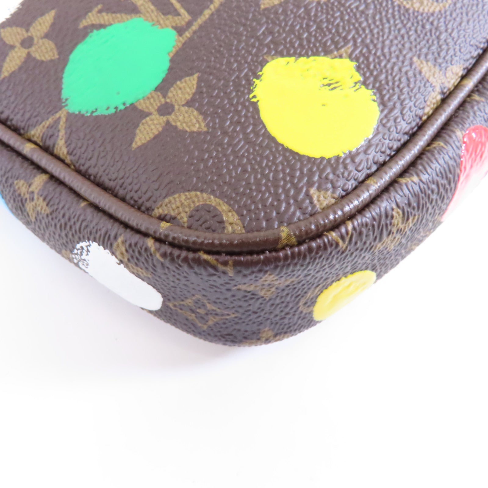 LOUIS VUITTON 【激減優惠】Monogram LV x YK Multi Pochette Accessoires金扣手挽肩背兩用袋棕色