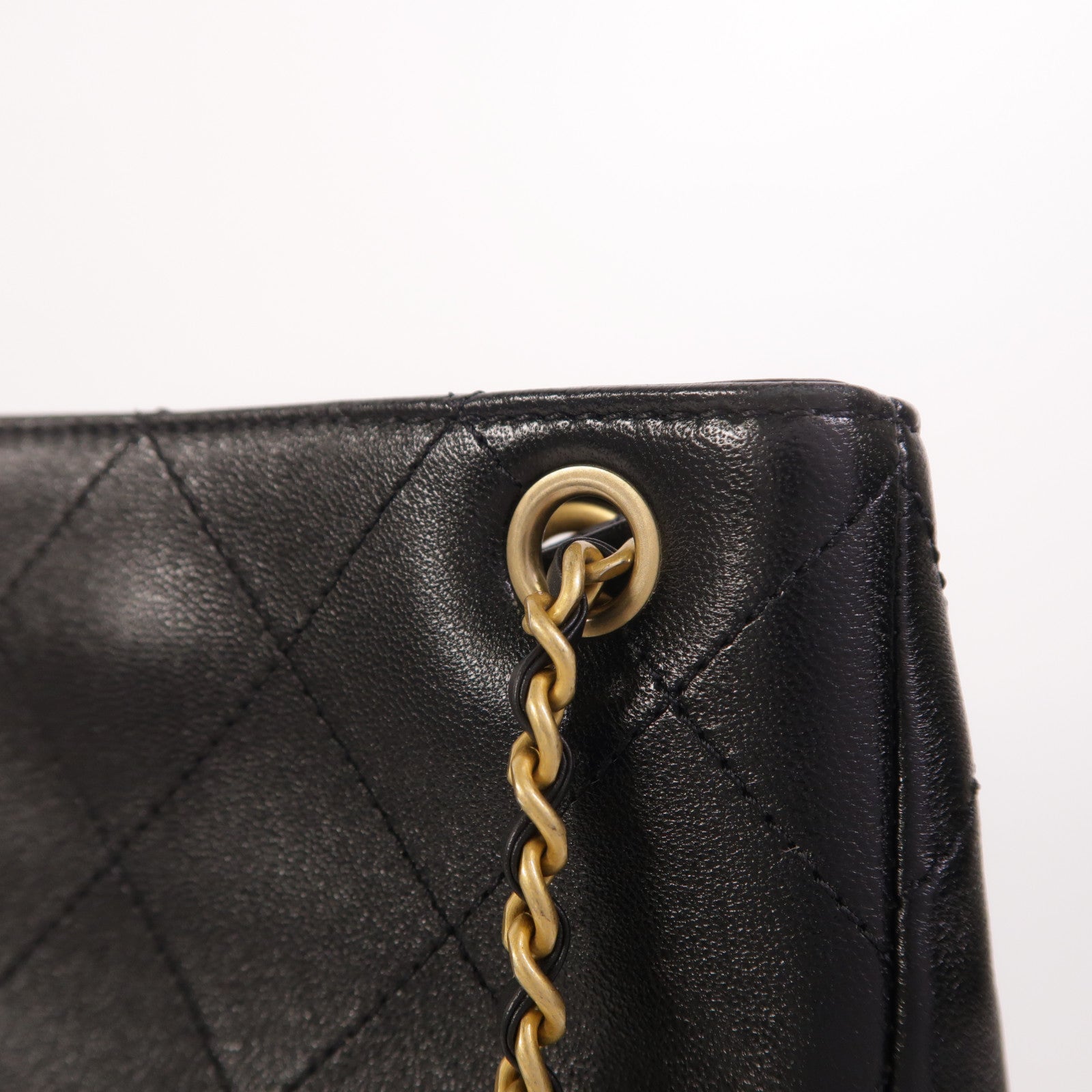 CHANEL 羊皮皮革25C Backpack金扣背包