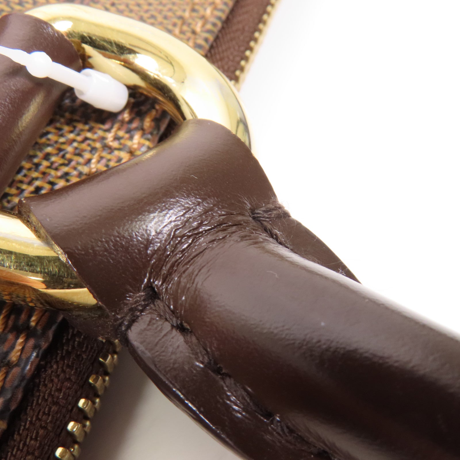 LOUIS VUITTON Damier Saleya PM金扣肩背袋