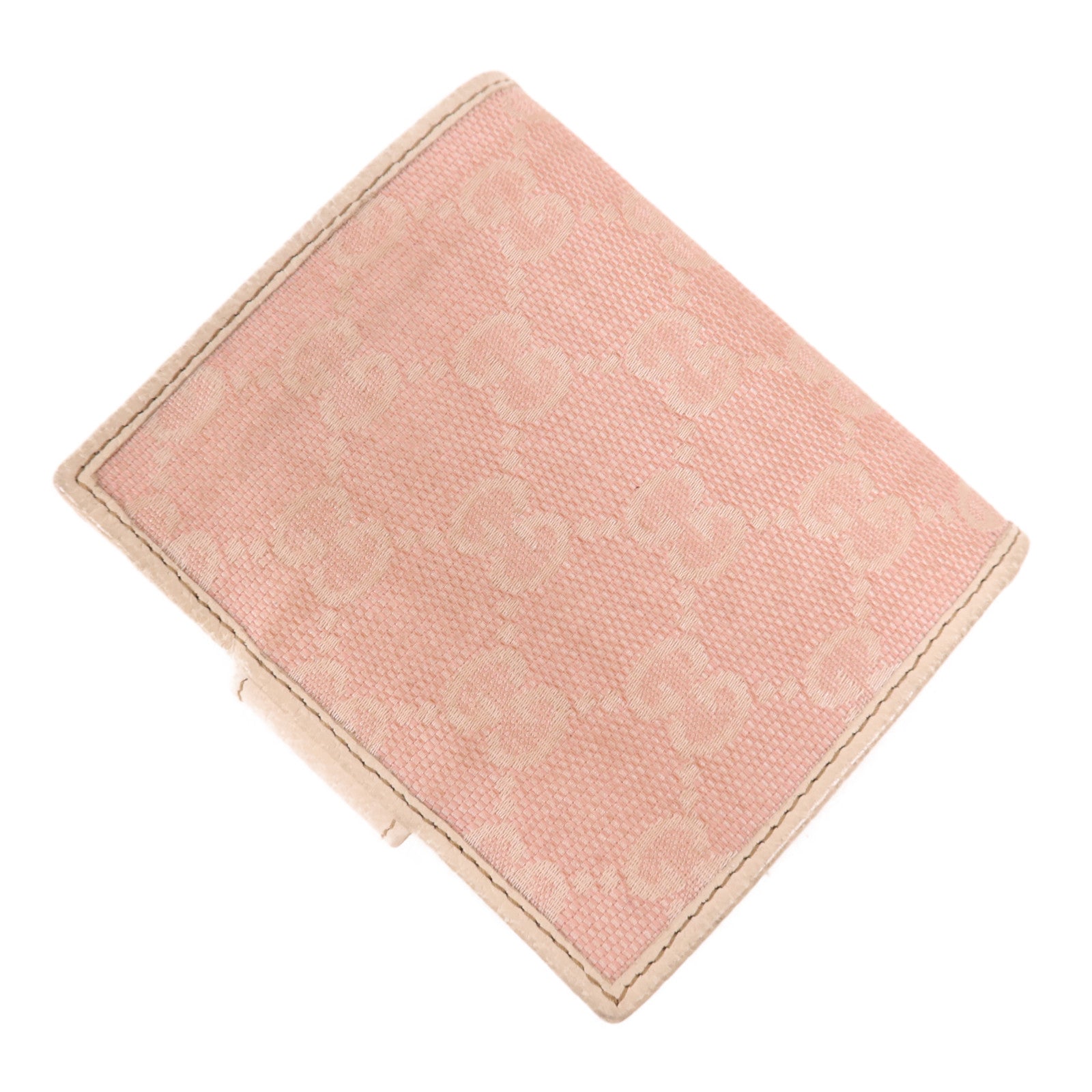 GUCCI 帆布Wallet銀扣錢包