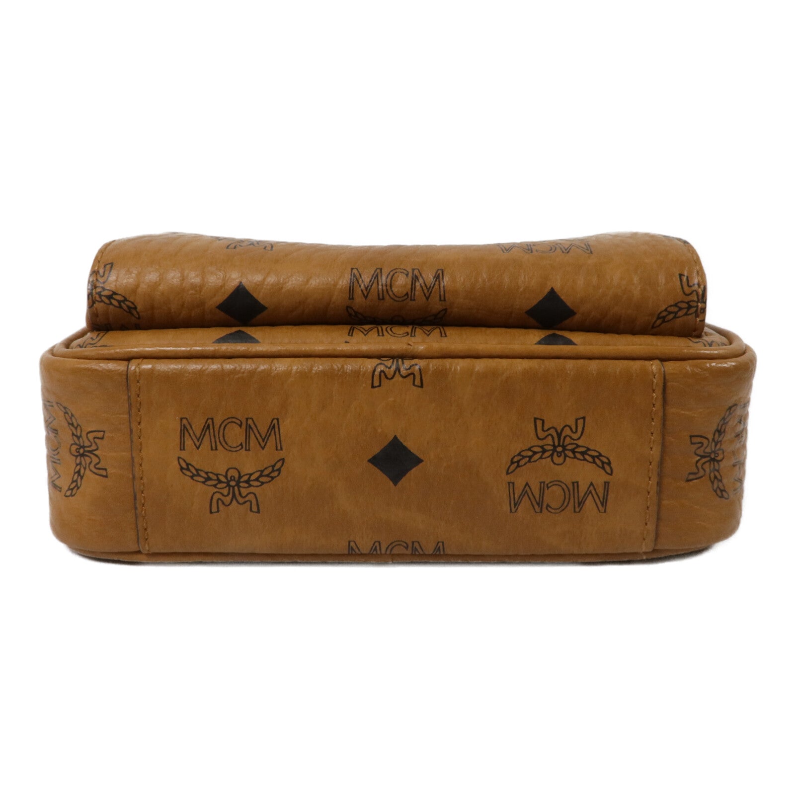 MCM 塗層皮革Visetos Aren Crossbody X-Mini肩背袋