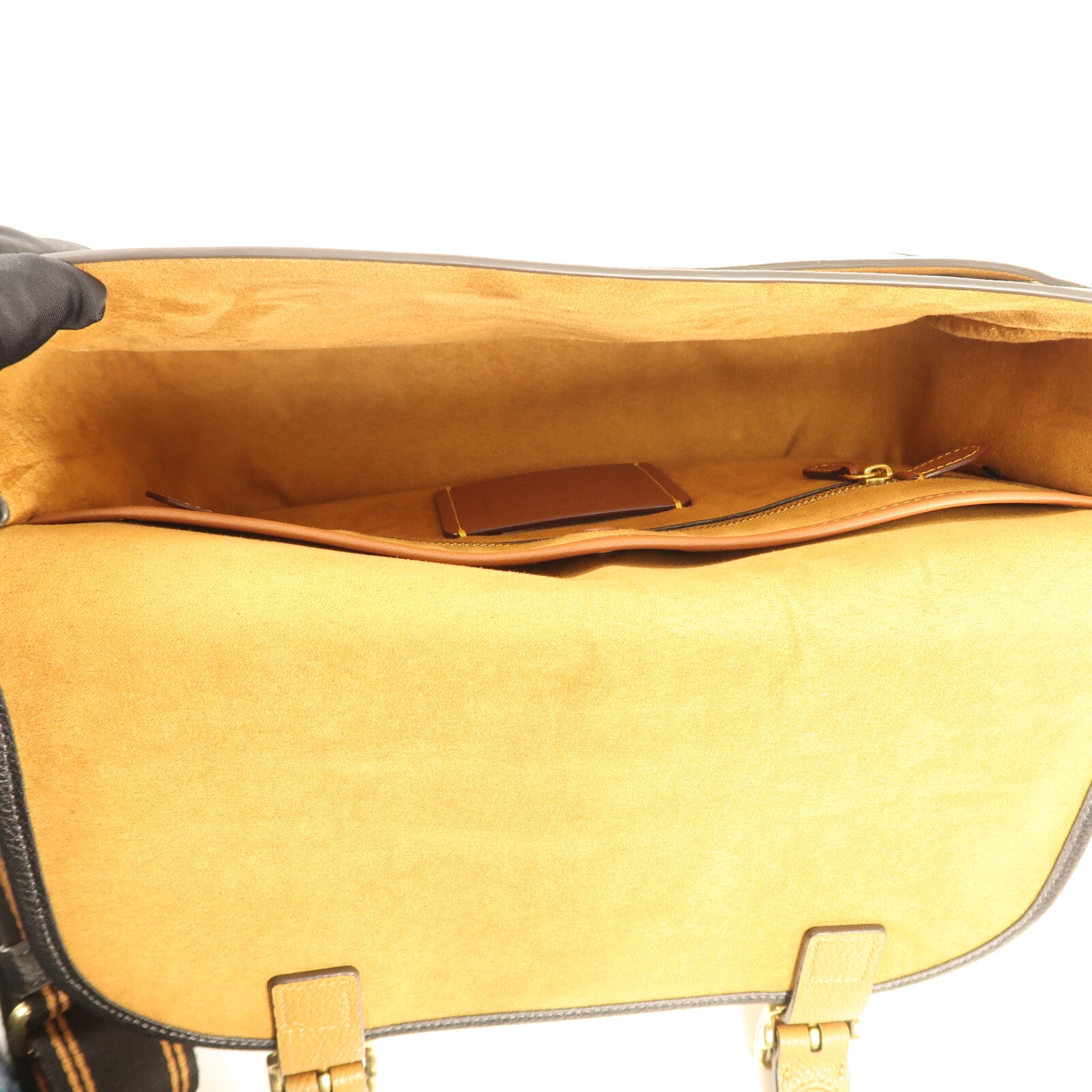 COACH 牛皮皮革Shoulder Bag金扣肩背袋