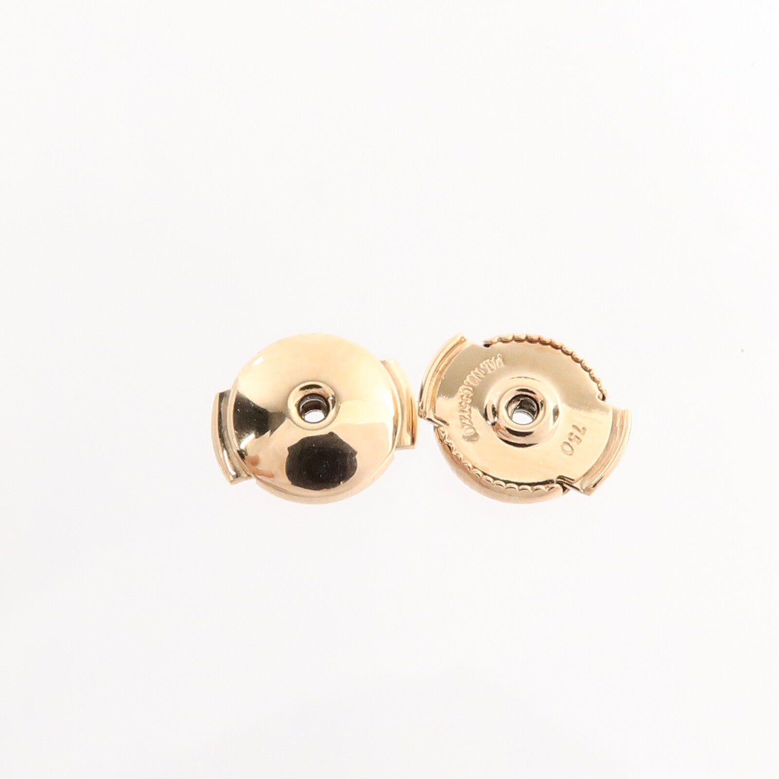 HERMES 18K玫瑰金Loop Earrings耳環