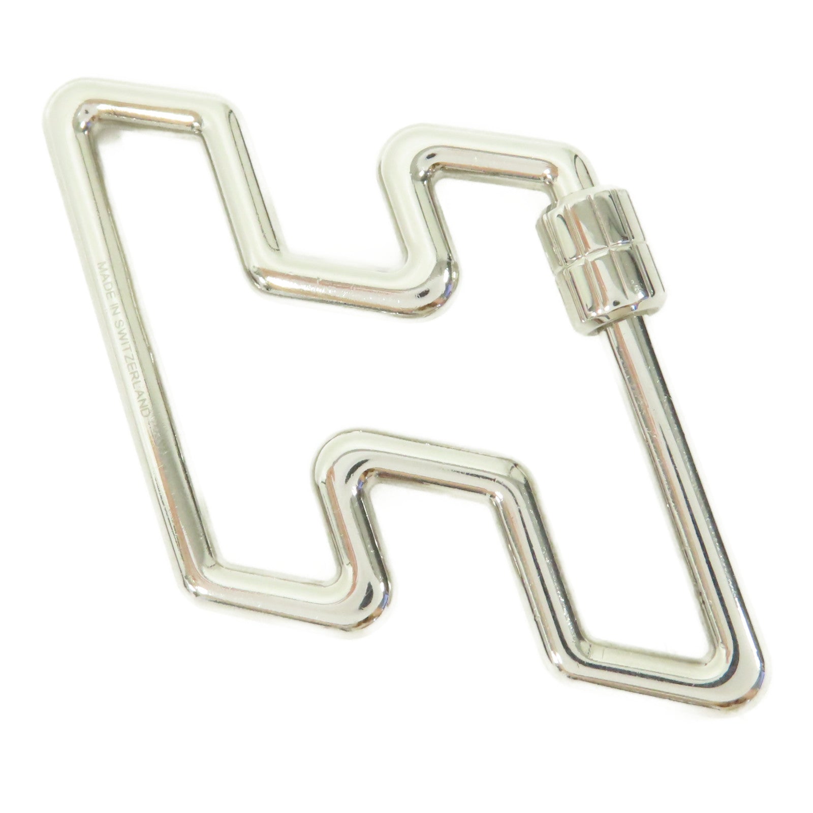 HERMES 金屬Key Charm鎖匙扣銀色