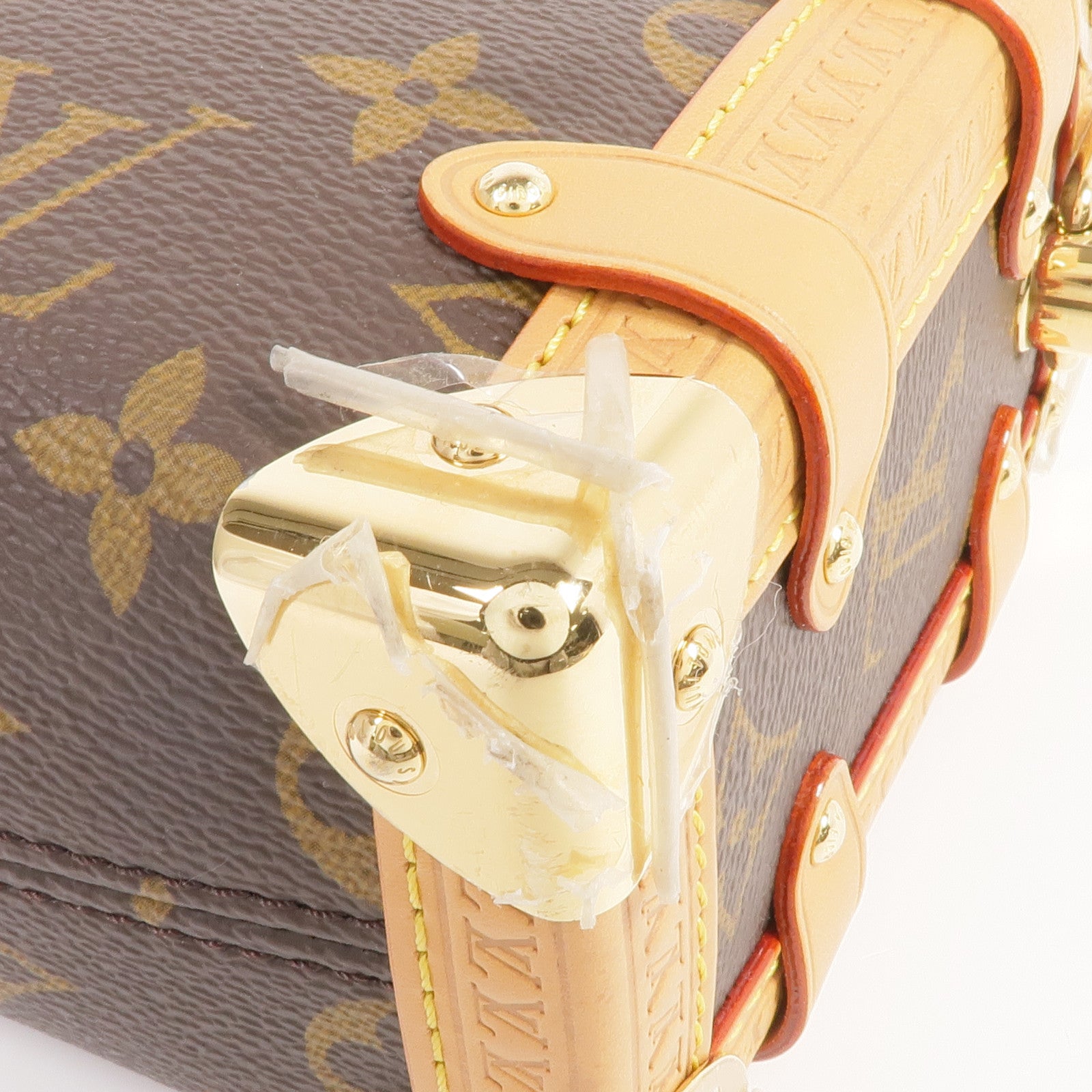 LOUIS VUITTON 【激減優惠】Monogram Side Trunk PM金扣手挽肩背兩用袋