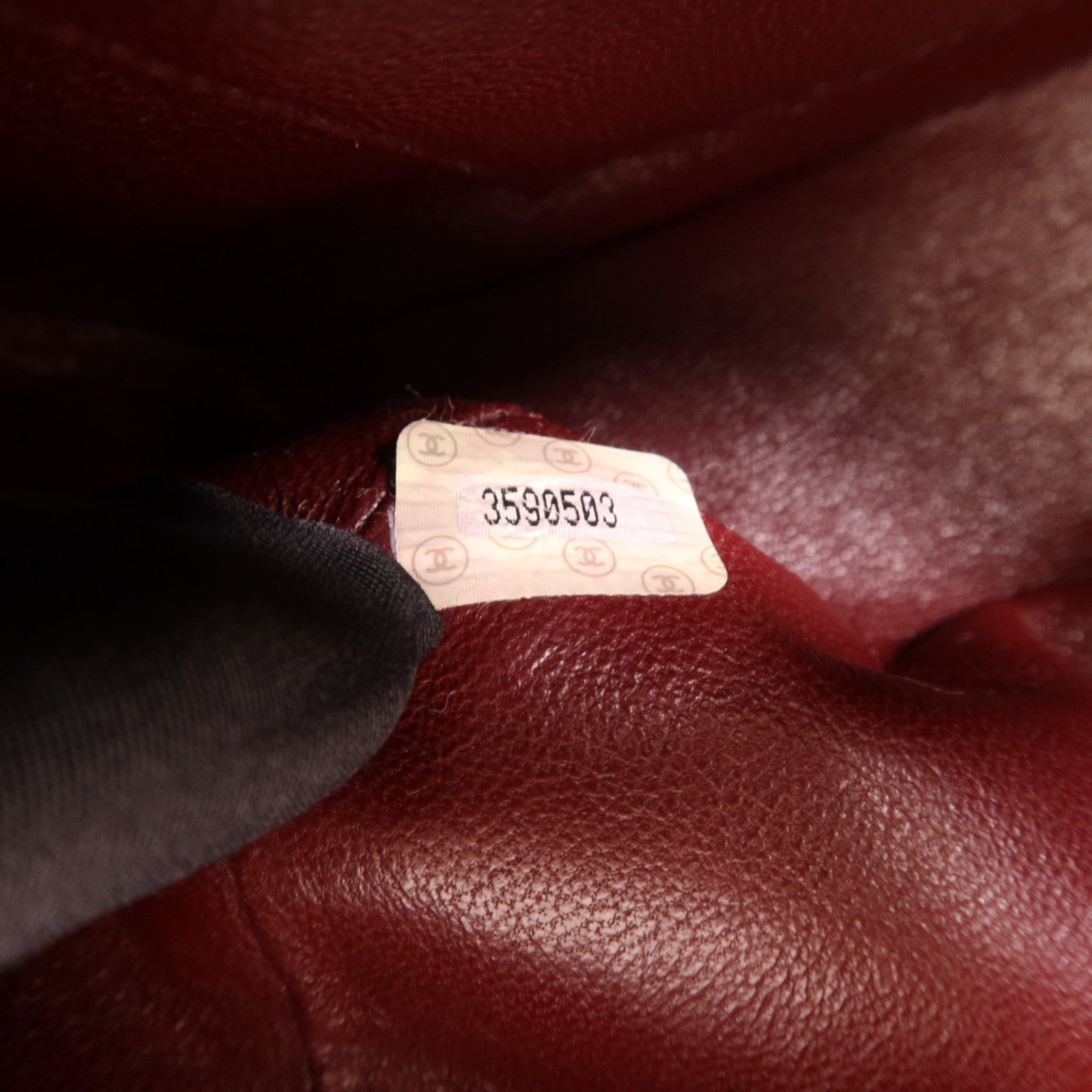 CHANEL 羊皮皮革Vintage Hand Bag金扣手挽袋