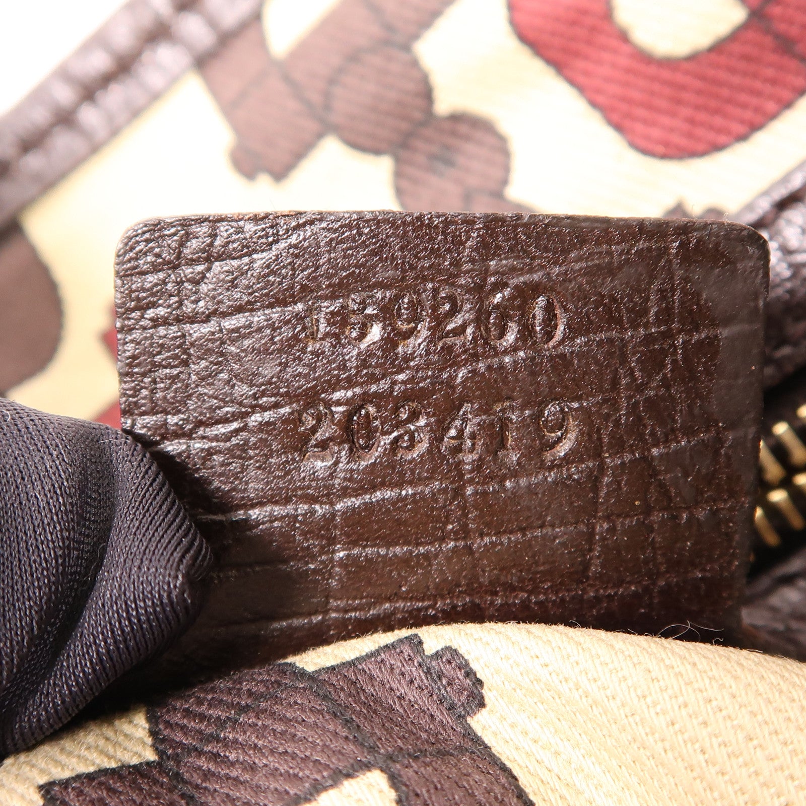 GUCCI 帆布Sherry Line金扣肩背袋