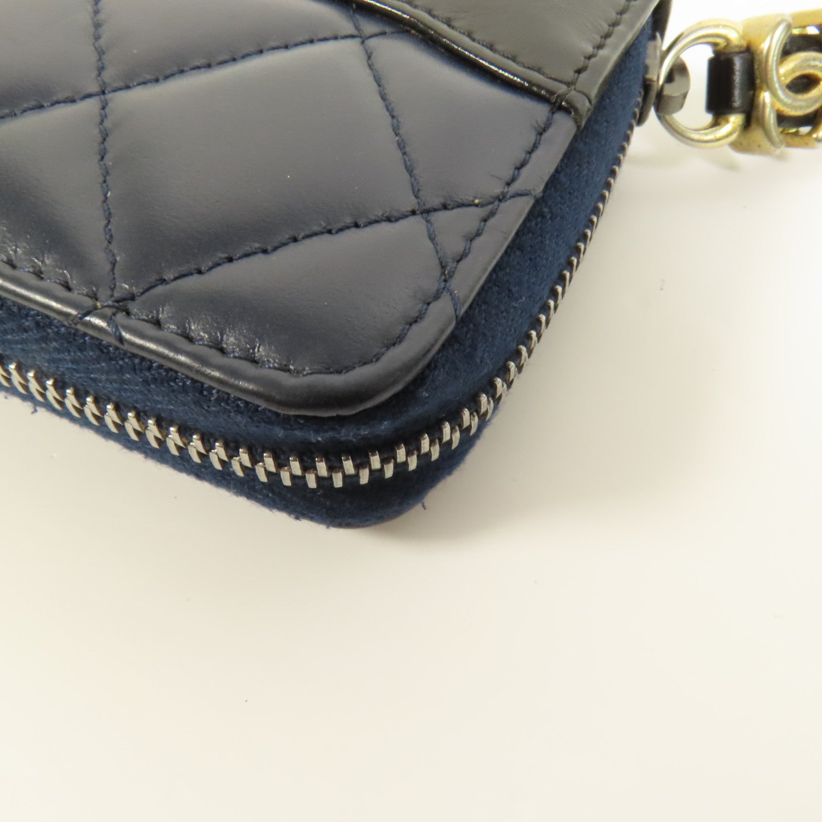 CHANEL 牛皮皮革Card Case金扣卡片套