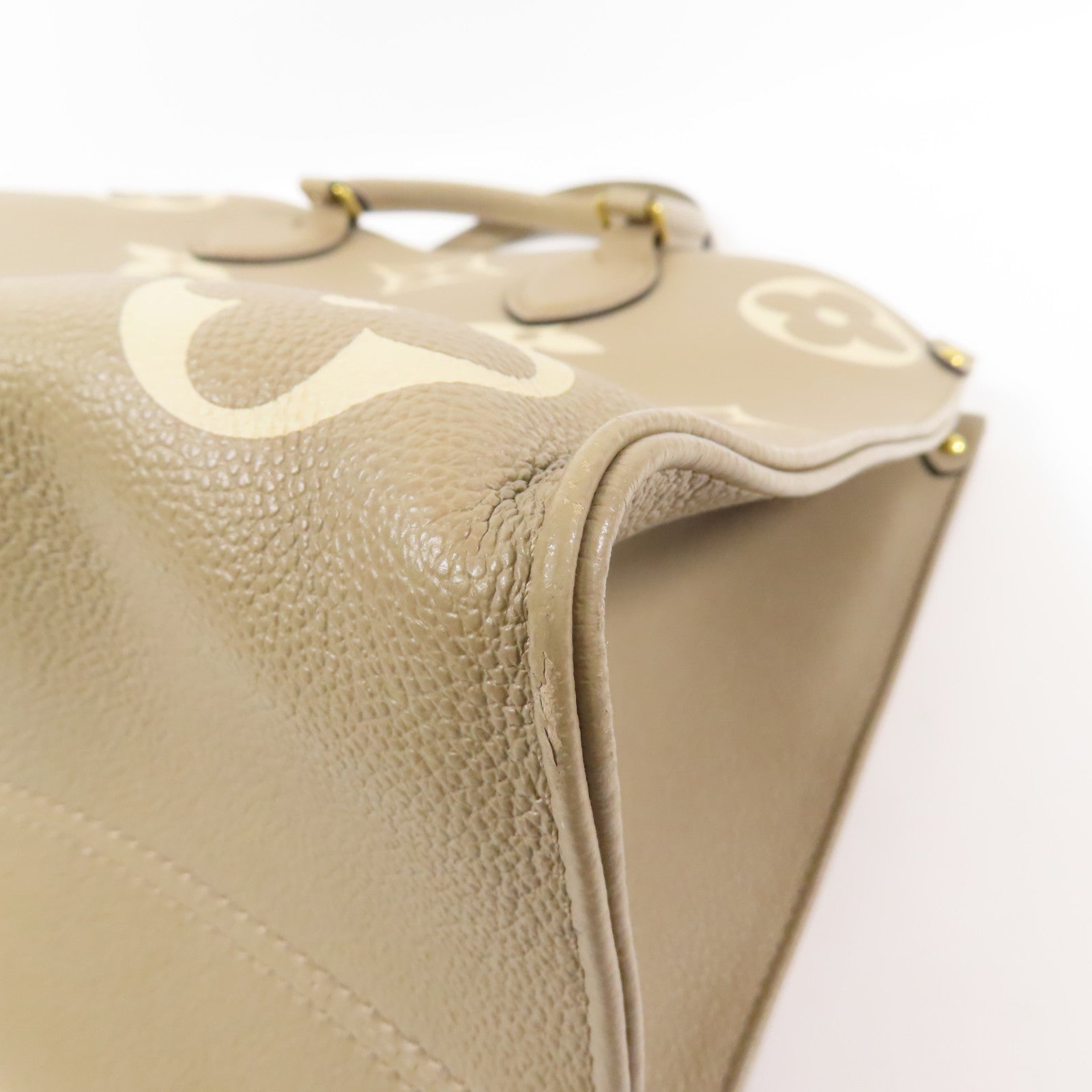 LOUIS VUITTON Monogram Empreinte OnTheGo MM金扣手挽肩背兩用袋