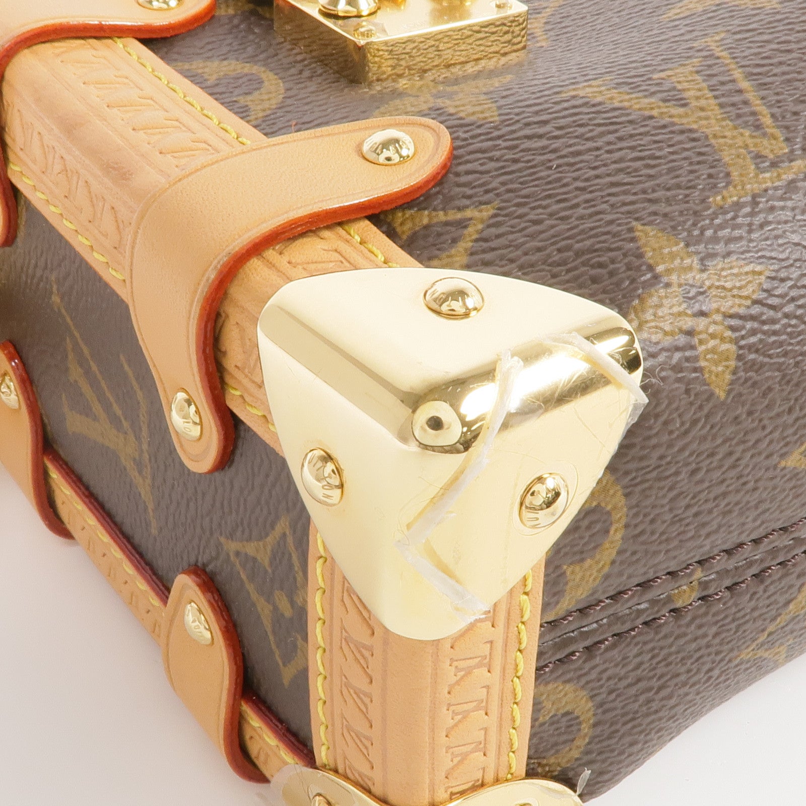 LOUIS VUITTON 【激減優惠】Monogram Side Trunk PM金扣手挽肩背兩用袋
