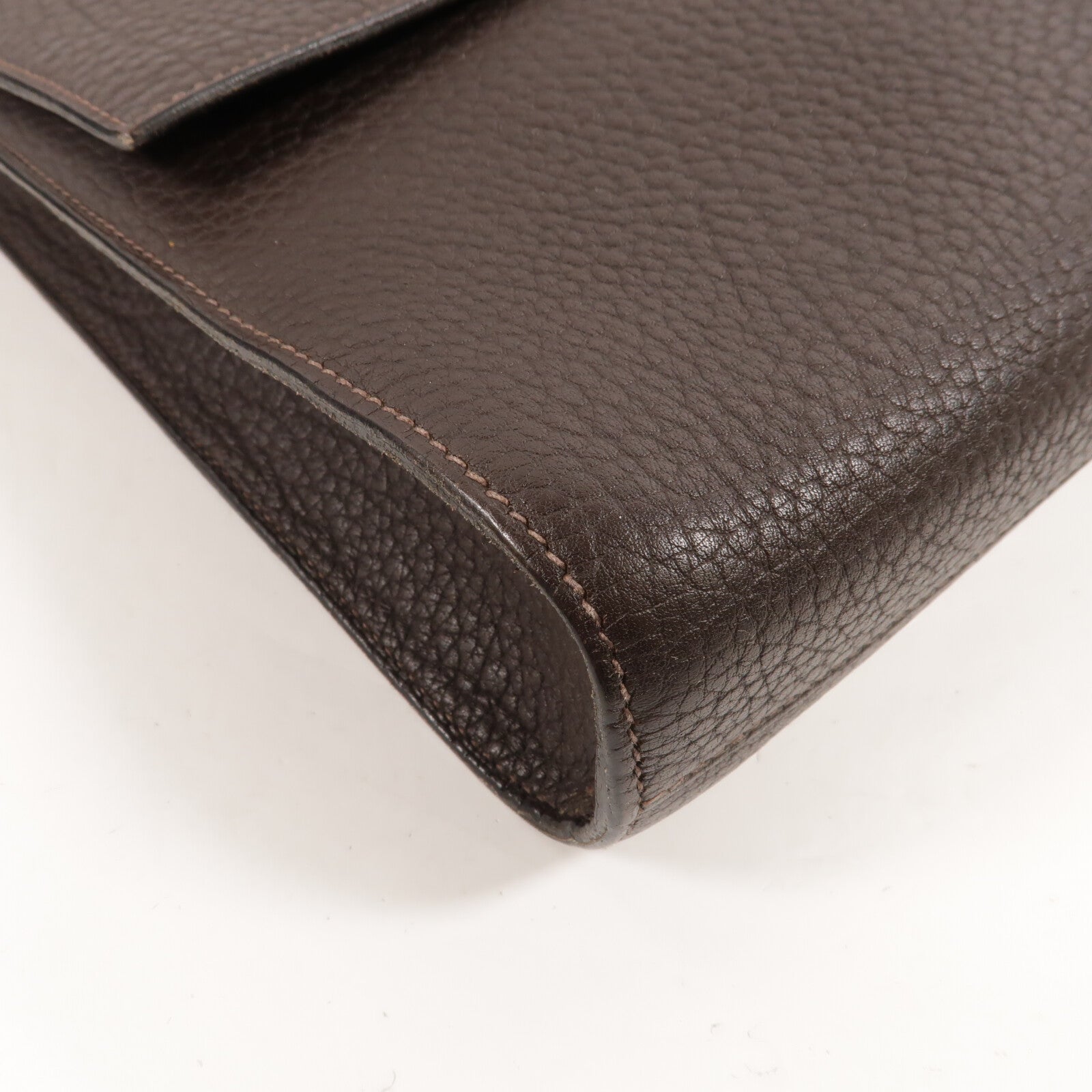 HERMES Togo皮革Etriviere II手挽袋Ebene