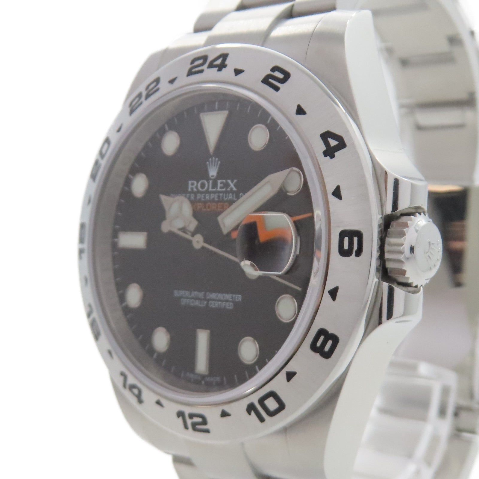 ROLEX Explorer II不鏽鋼手錶自動機芯黑色