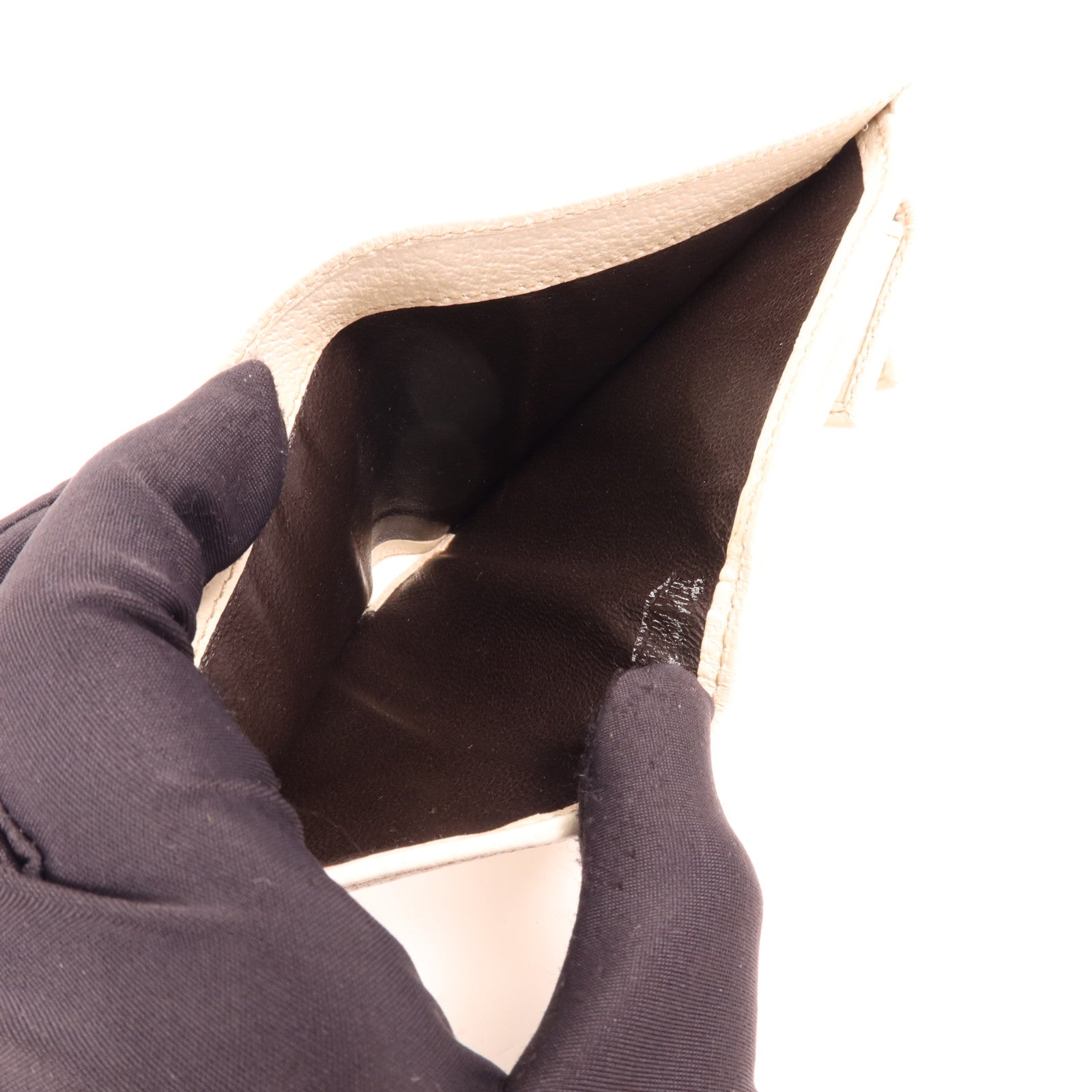 GUCCI 帆布Wallet銀扣錢包