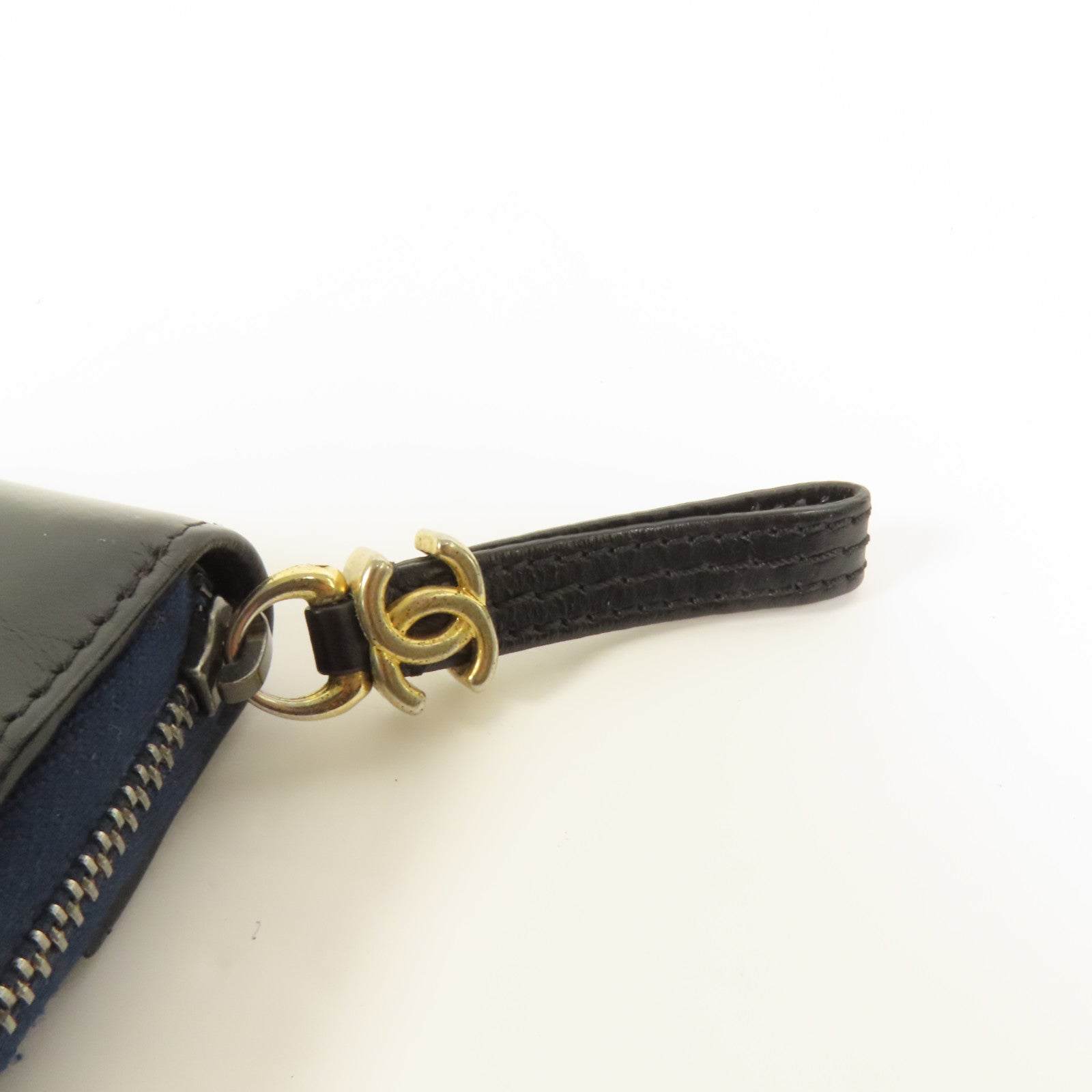 CHANEL 牛皮皮革Card Case金扣卡片套