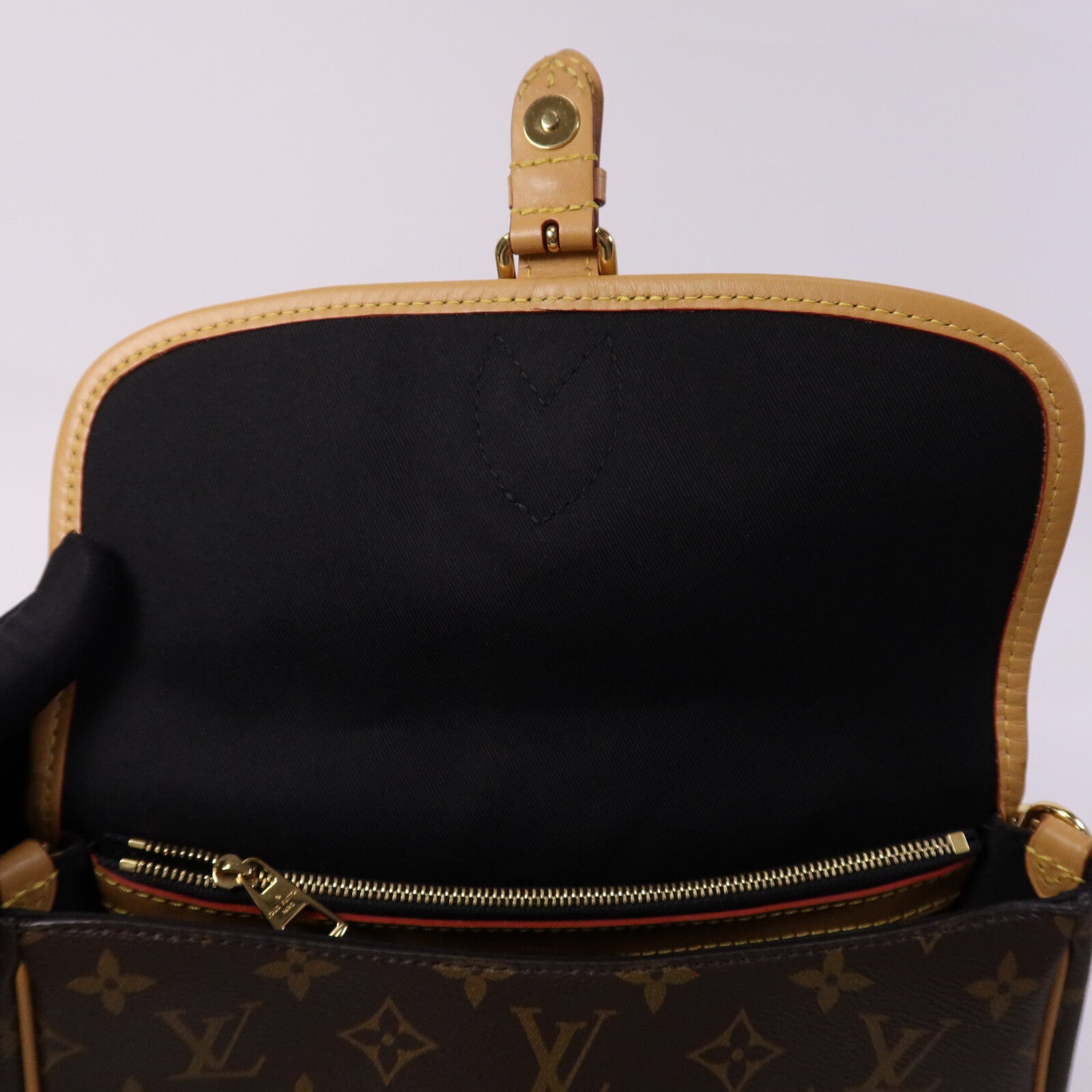 LOUIS VUITTON Monogram Diane金扣手挽肩背兩用袋